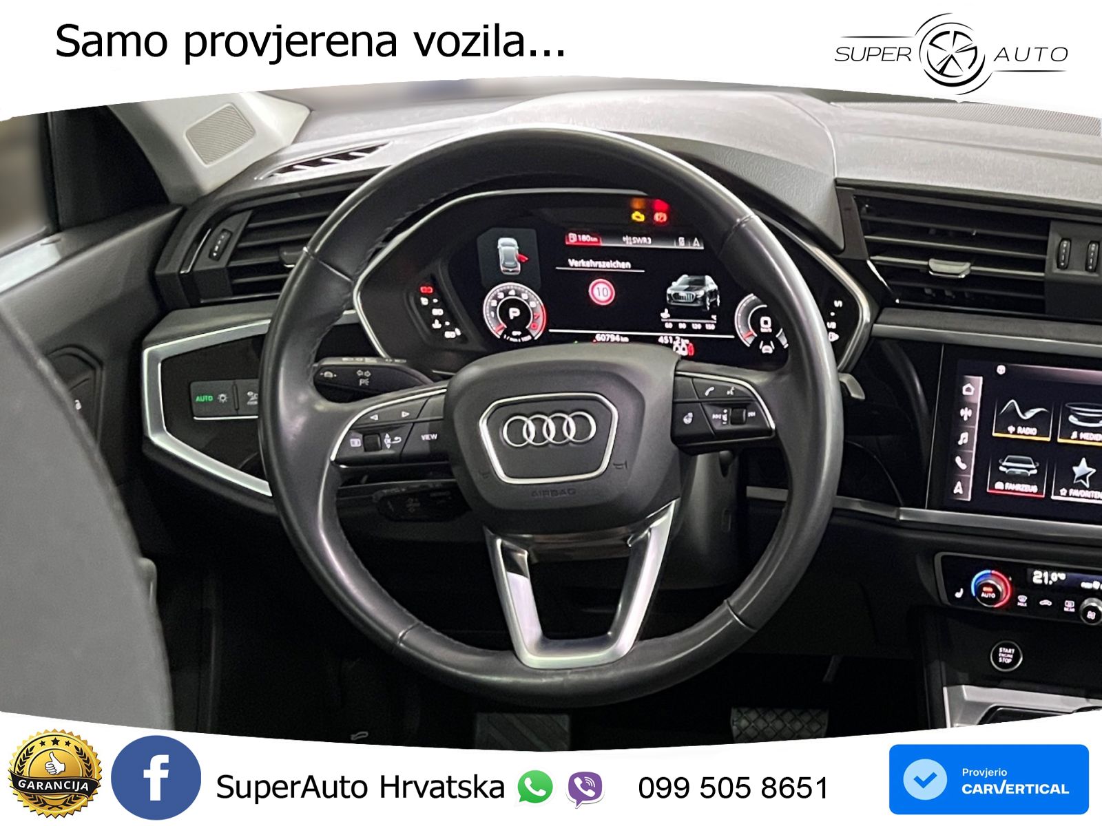 Audi Q3 40 TFSI (190 KS) quattro S tronic advanced LED+GR SJED+ACC