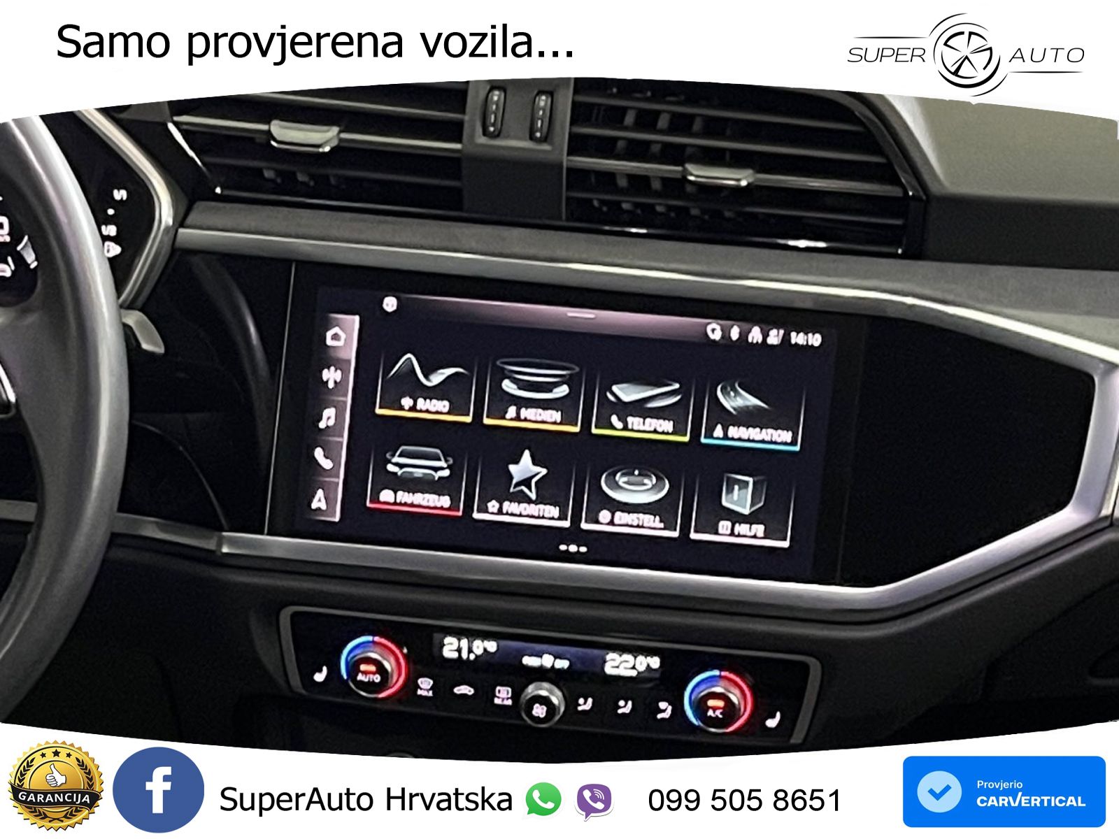 Audi Q3 40 TFSI (190 KS) quattro S tronic advanced LED+GR SJED+ACC