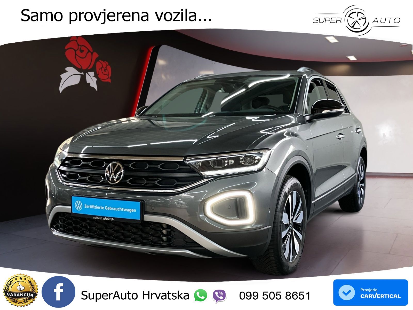 Volkswagen T-Roc 1.5 TSI (150 KS) DSG LED+GR SJED+ACC