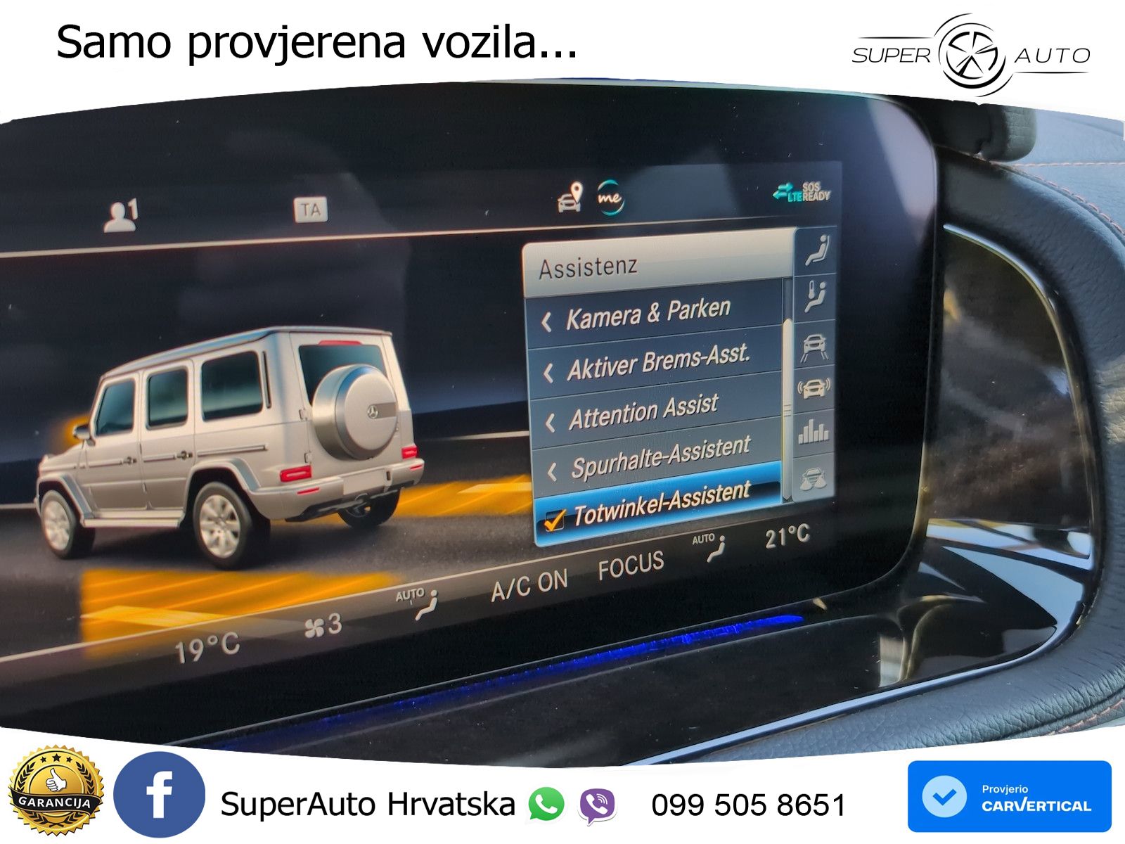 Mercedes G 500 Long V8 (422 KS) 4MATIC 9G-TRONIC Manufaktur LED+GR SJED+ACC