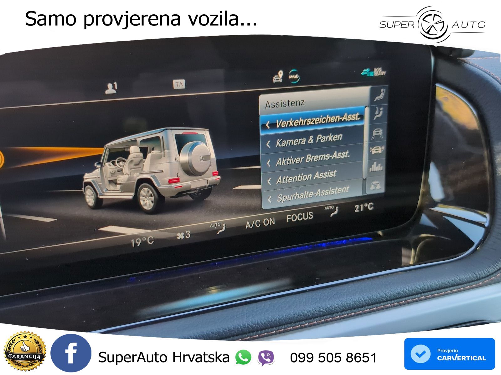 Mercedes G 500 Long V8 (422 KS) 4MATIC 9G-TRONIC Manufaktur LED+GR SJED+ACC