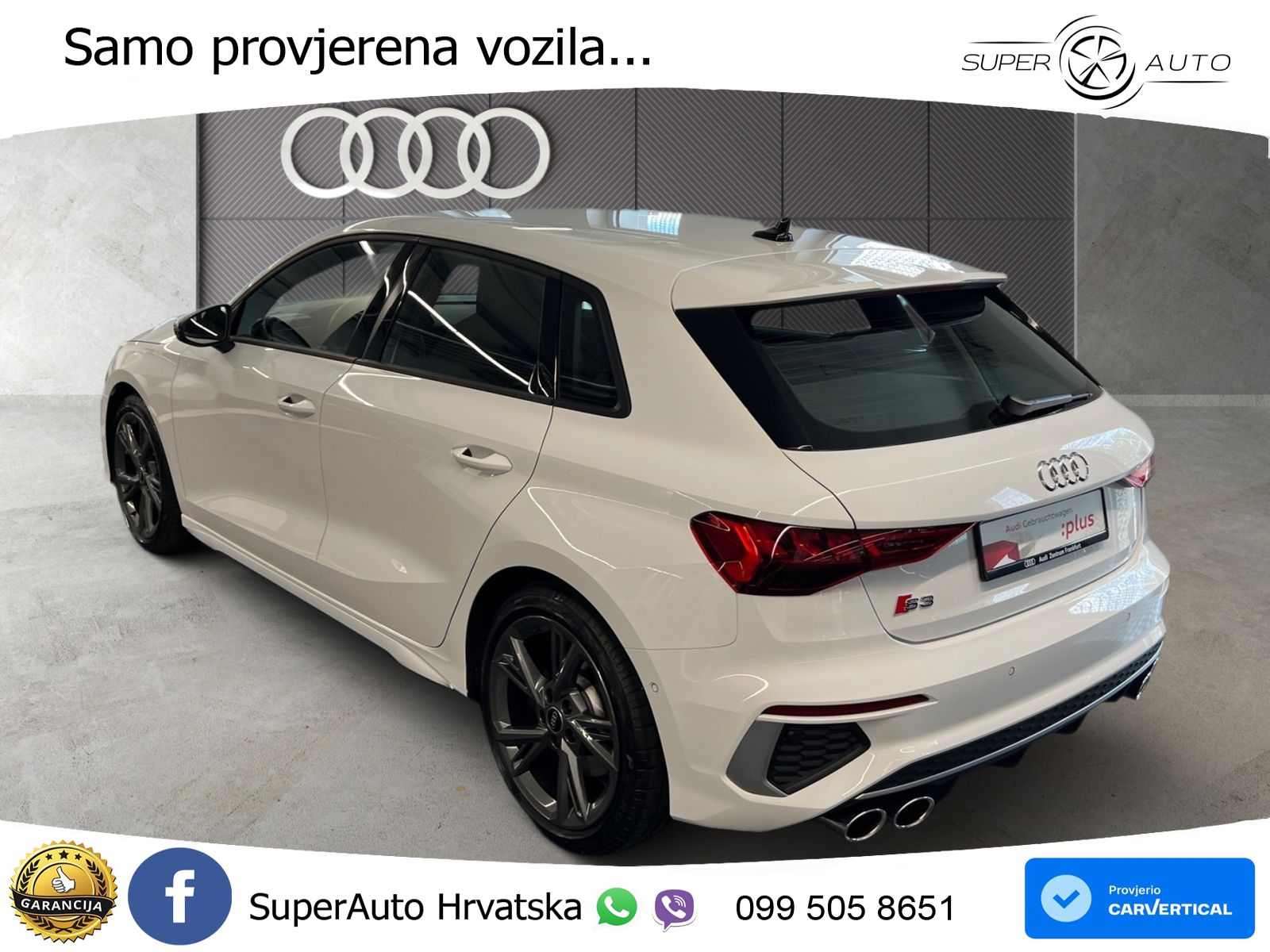 Audi S3 2.0 TFSI (310 KS) quattro S tronic LED+GR SJED+ACC