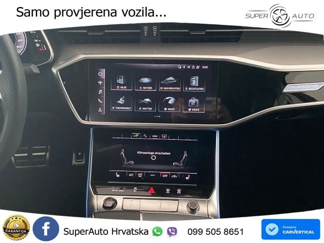 Audi A6 55 TFSIe (367 KS) quattro ultra S tronic S line MATRIX+GR SJED+KAM