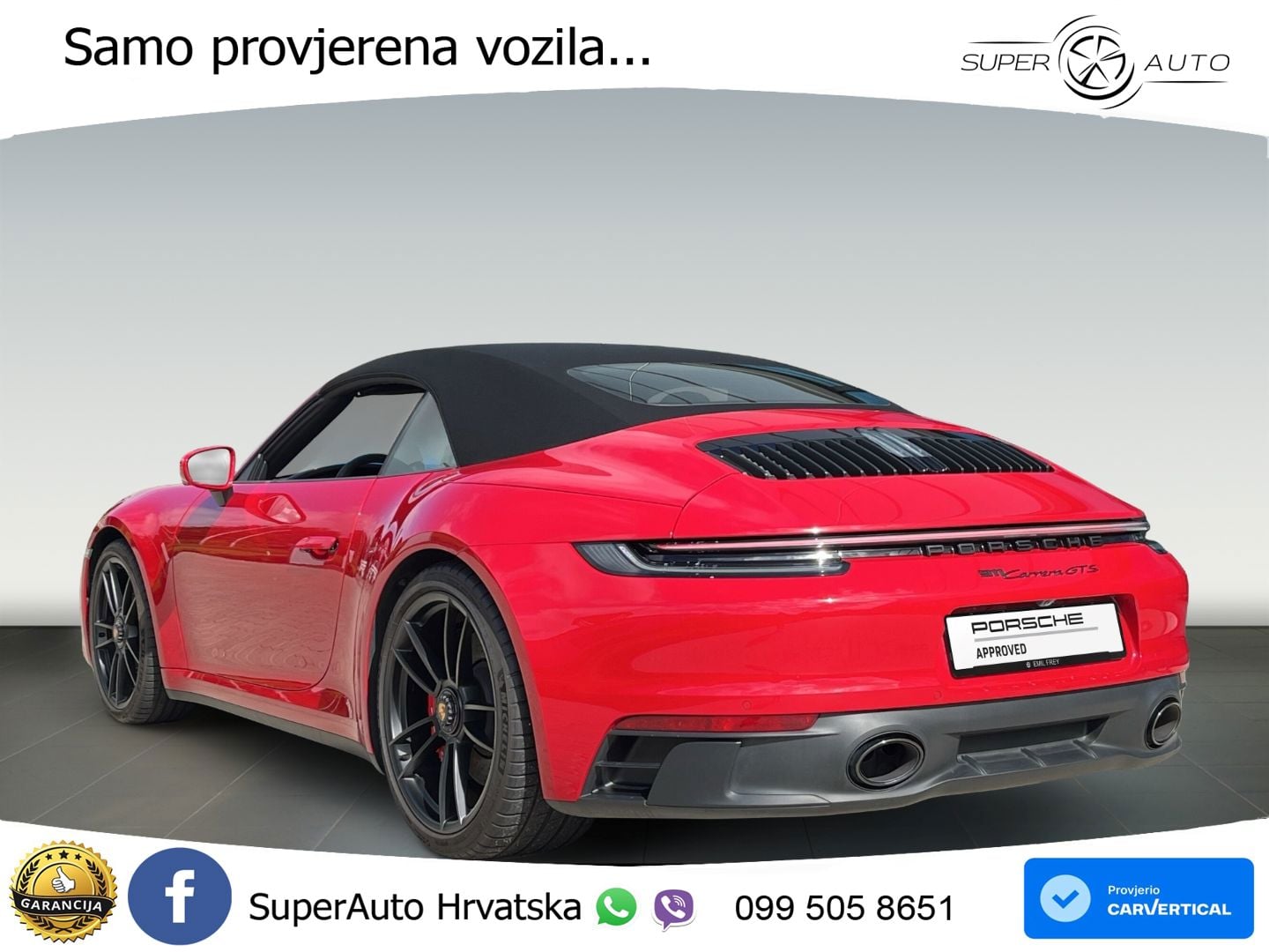 Porsche 911 Carrera GTS Cabriolet 3.0 (480 KS) PDK LED+GR SJED+ACC