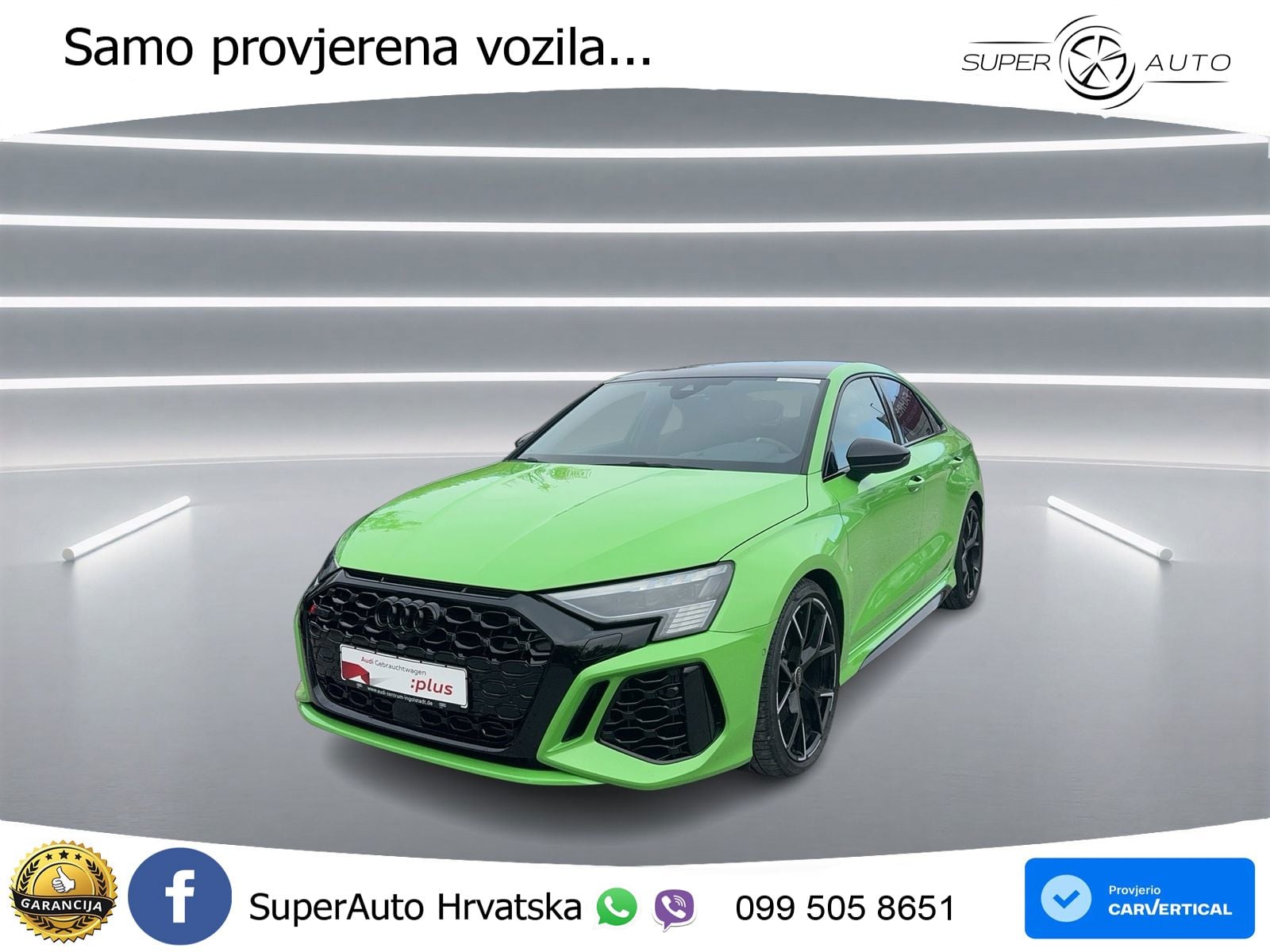 Audi RS3 Sedan 2.5 TFSI (400 KS) quattro S tronic MATRIX+GR SJED+KAM