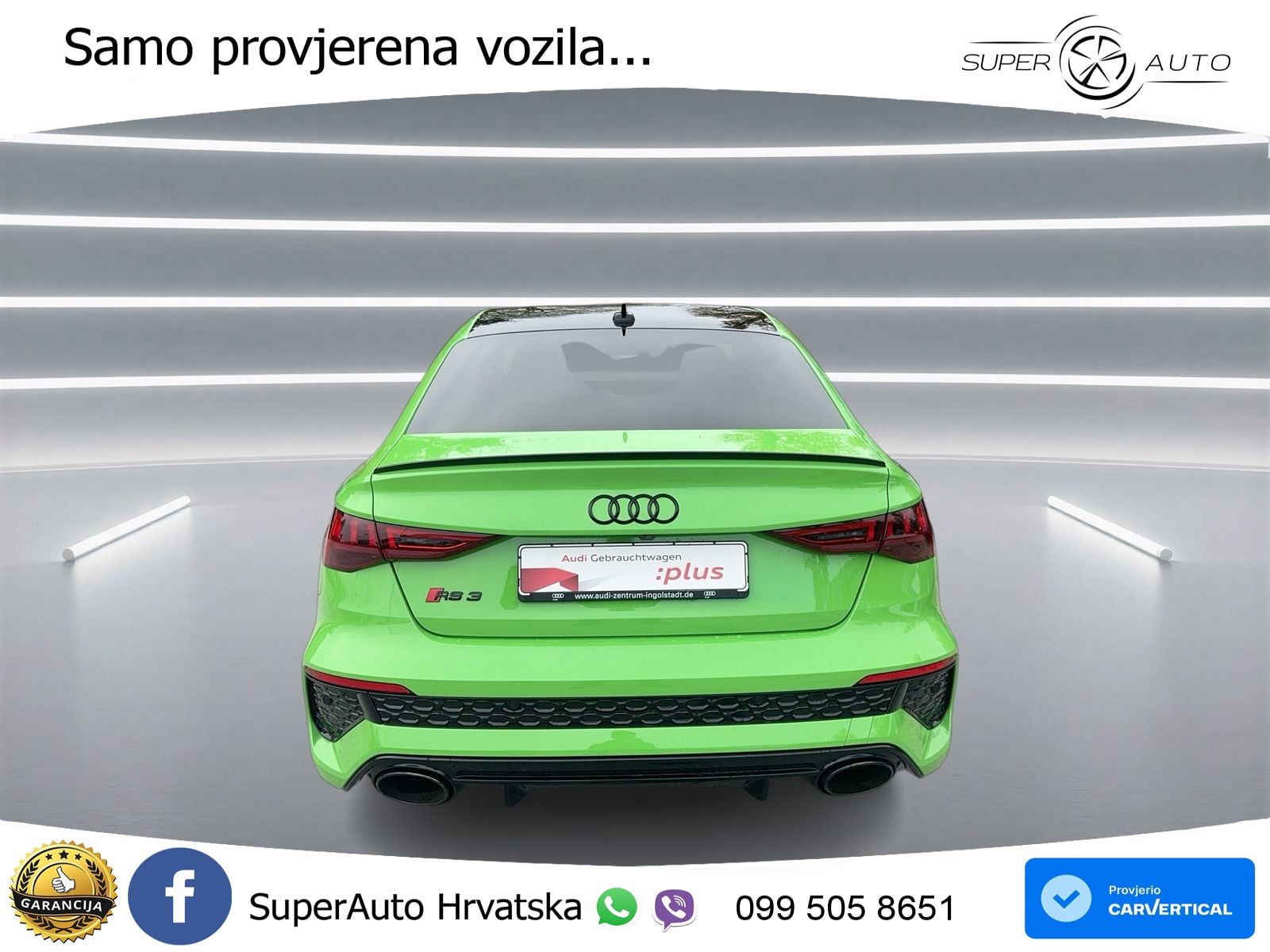Audi RS3 Sedan 2.5 TFSI (400 KS) quattro S tronic MATRIX+GR SJED+KAM
