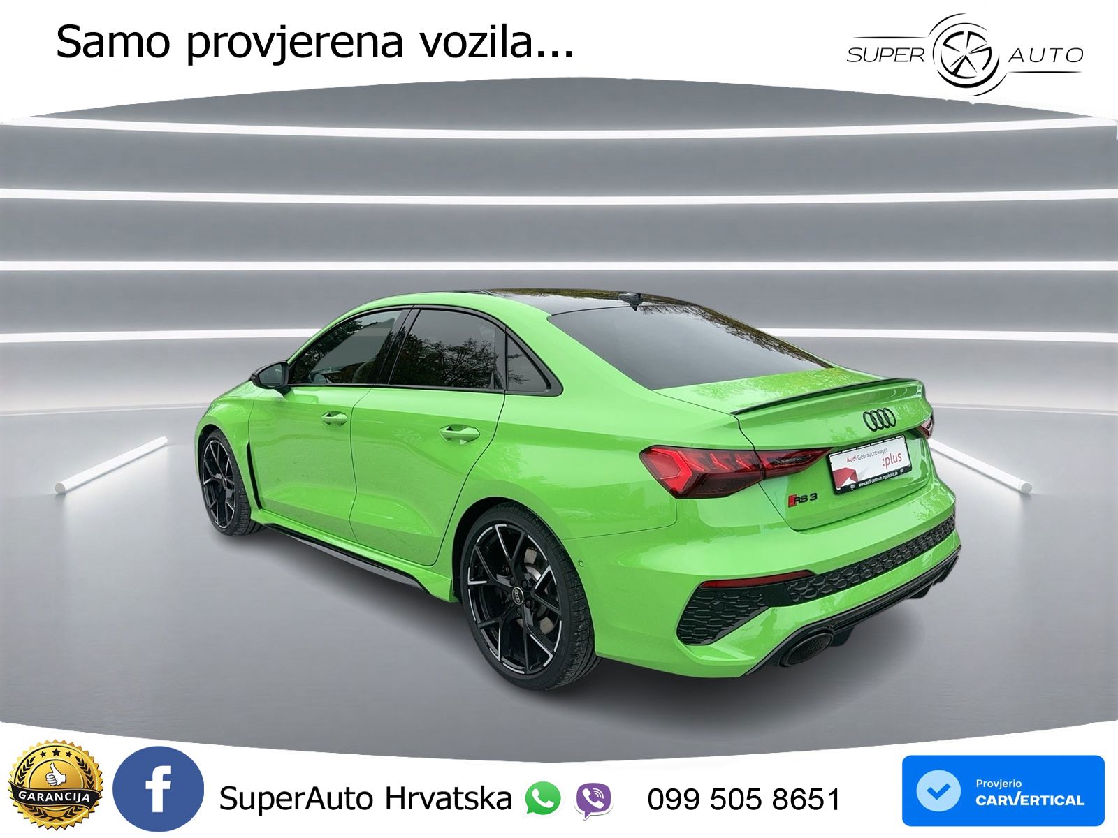 Audi RS3 Sedan 2.5 TFSI (400 KS) quattro S tronic MATRIX+GR SJED+KAM