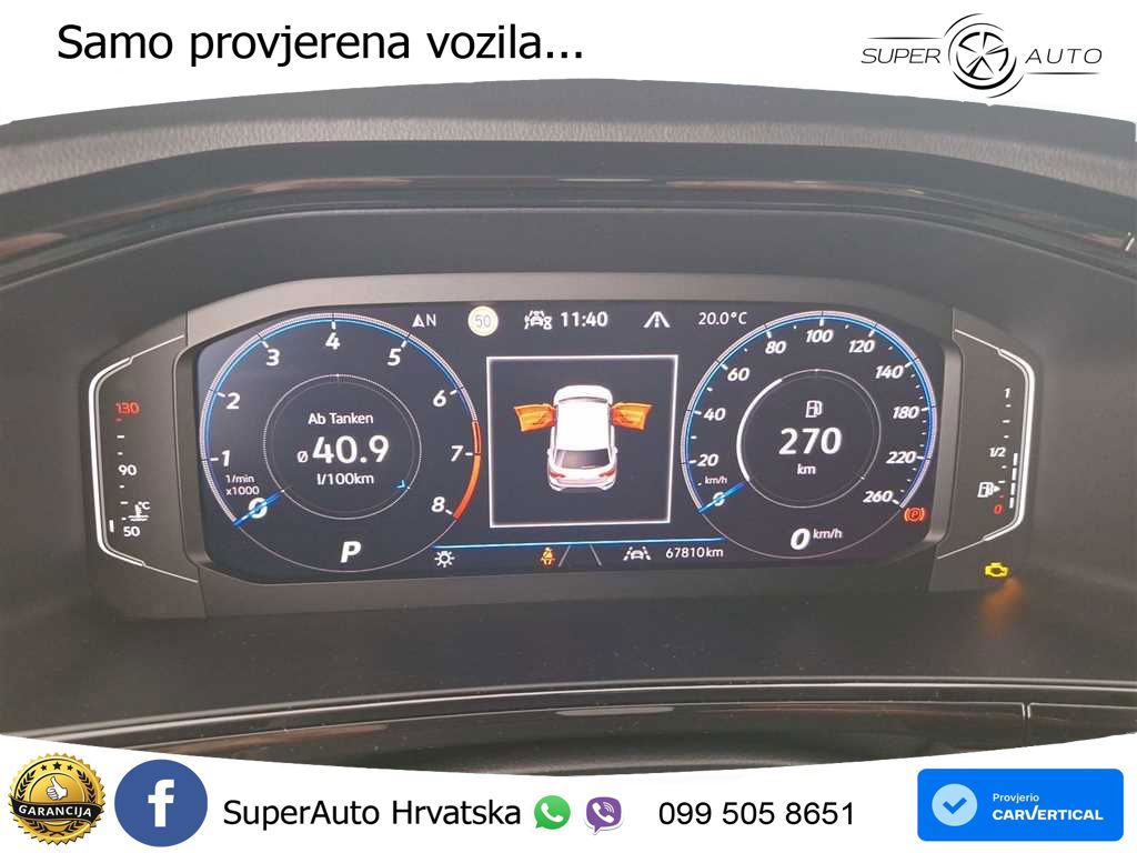 Volkswagen T-Roc I 2.0 TSI (190 KS) 4M DSG LED+GR SJED+ACC