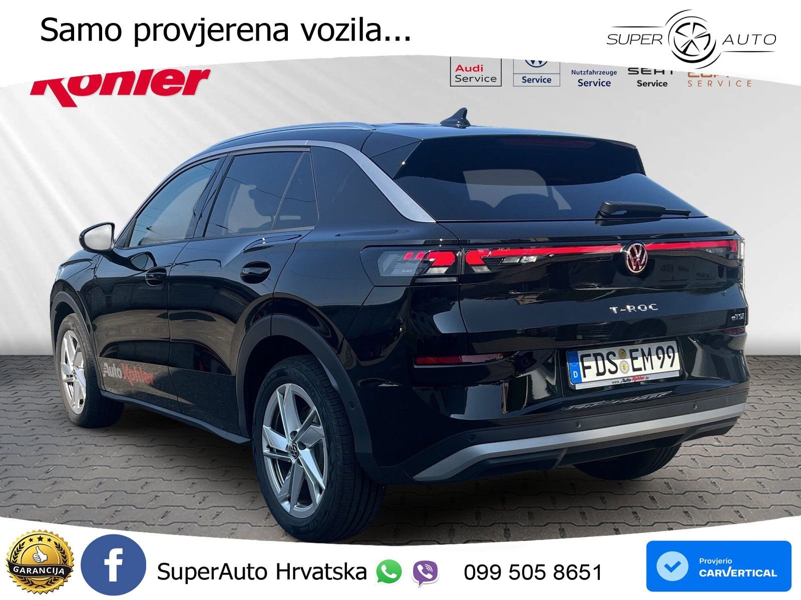 Volkswagen T-Roc 1.5 eTSI (150 KS)  DSG LED+GR SJED+ACC