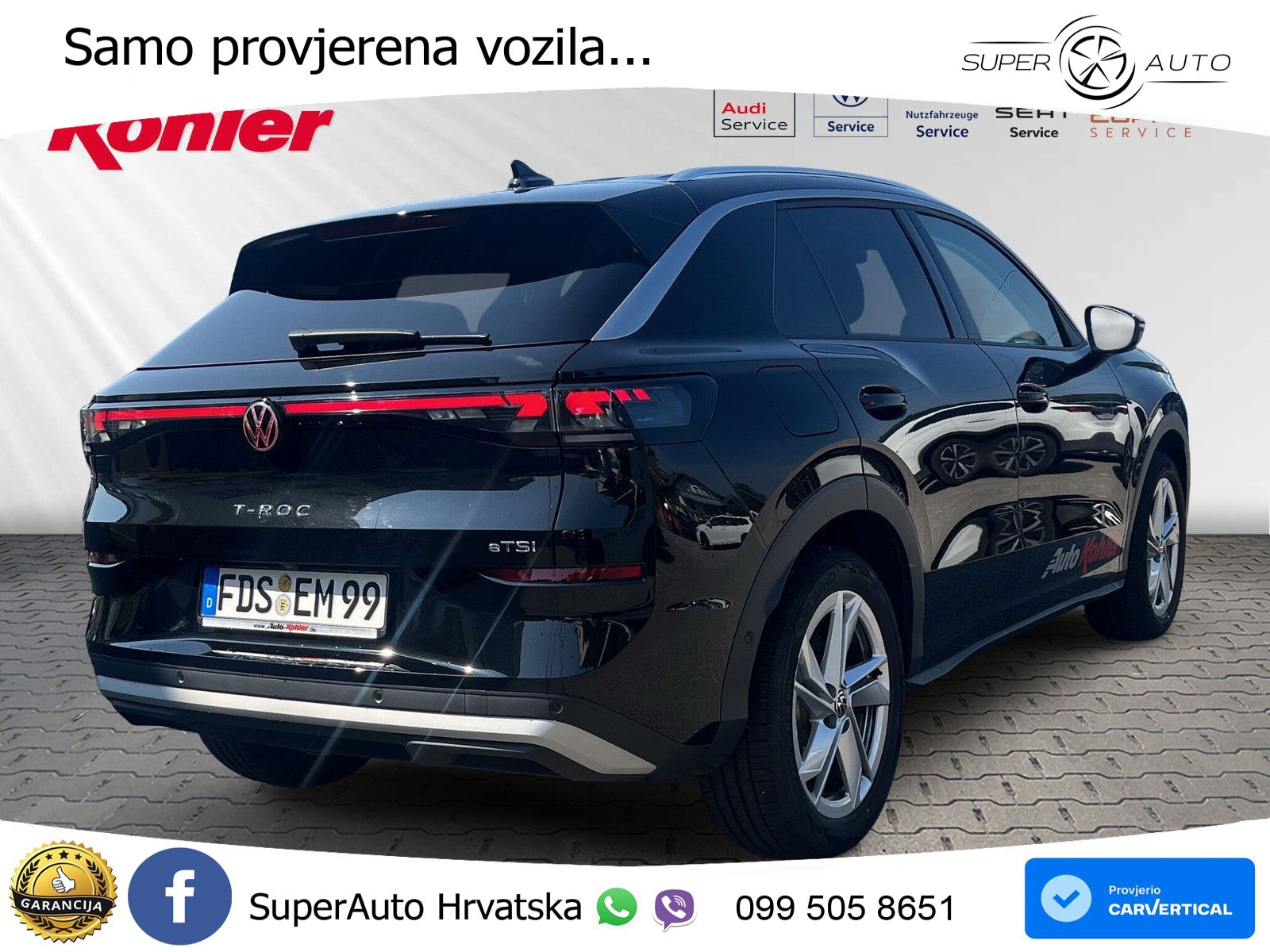Volkswagen T-Roc 1.5 eTSI (150 KS)  DSG LED+GR SJED+ACC