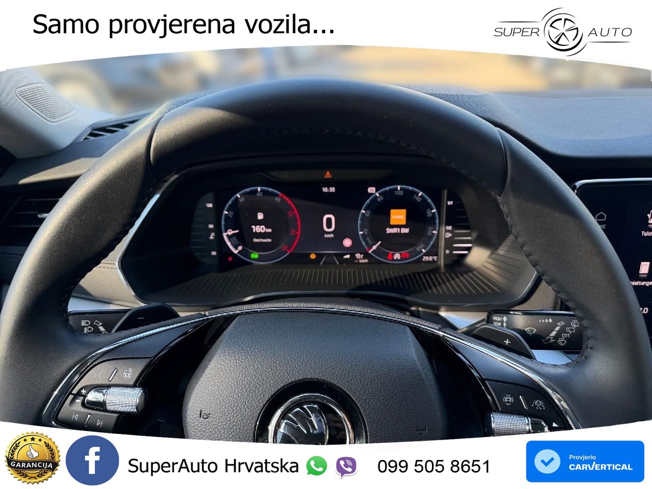 Škoda Octavia Combi 2.0 TDI (150 KS) 4x4 DSG LED+GR SJED+ACC