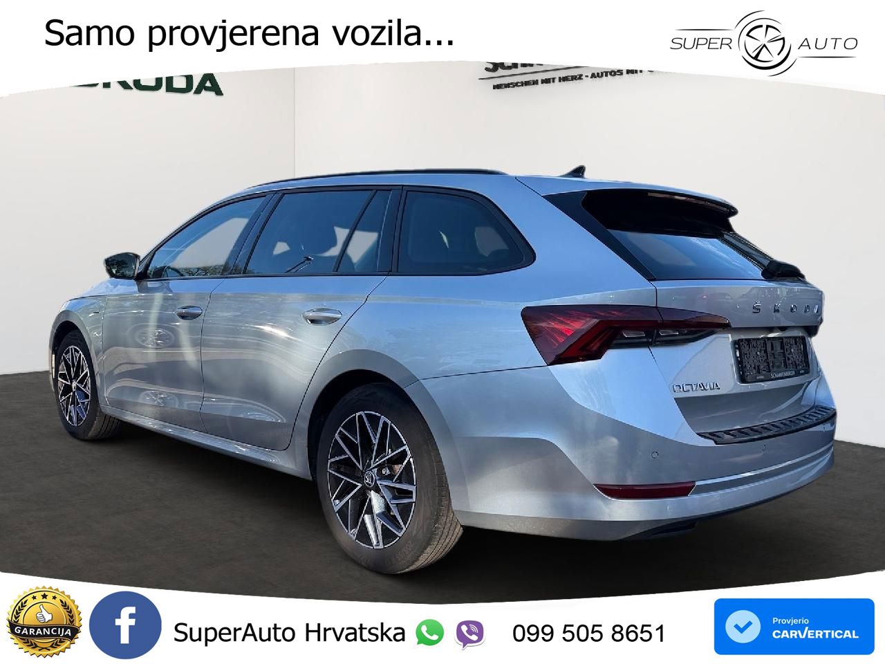 Škoda Octavia Combi 2.0 TDI (150 KS) 4x4 DSG LED+GR SJED+ACC