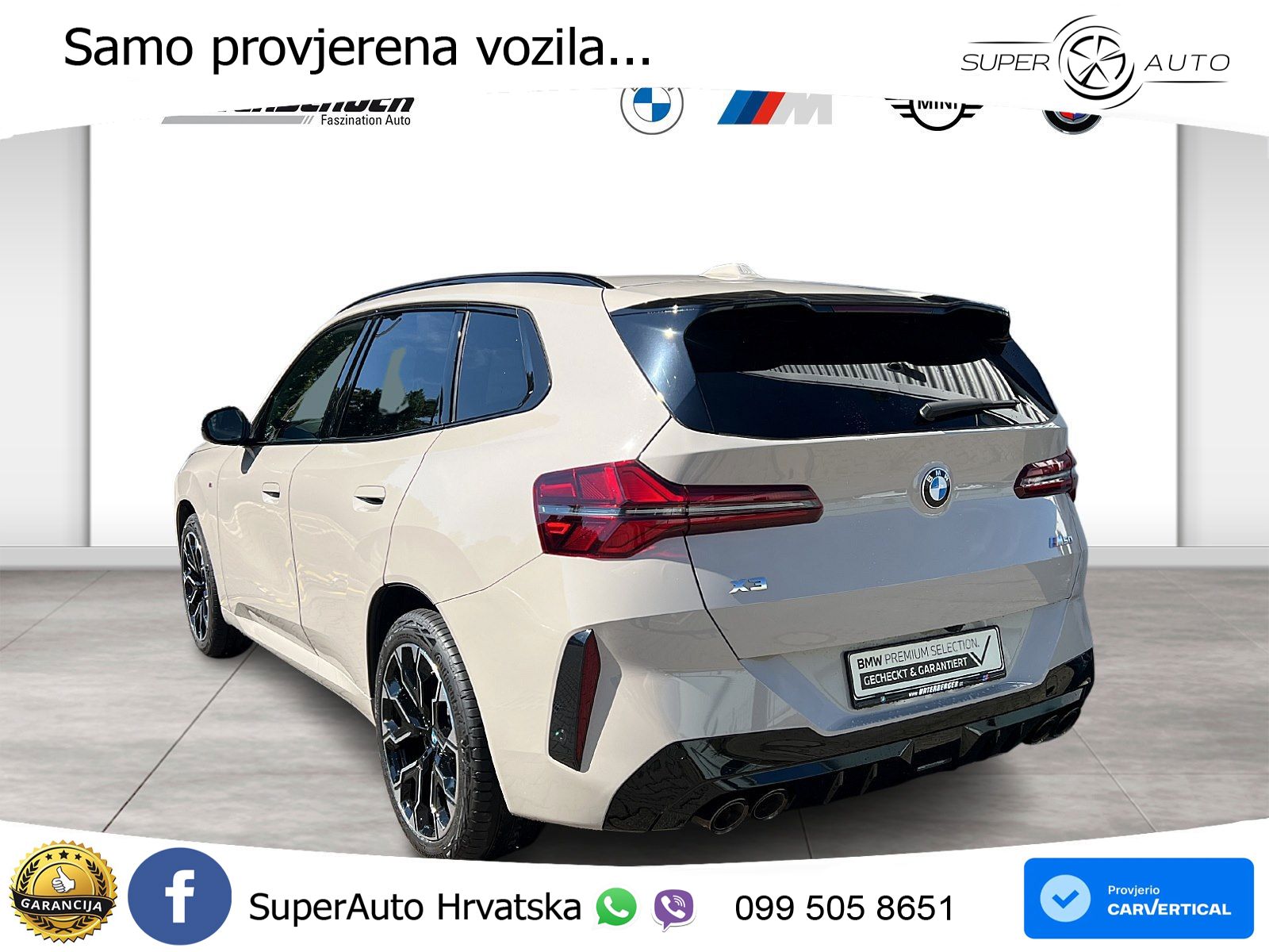 BMW X3 M50 xDrive Steptronic ACC+HEAD+GR SJED+360+PANO