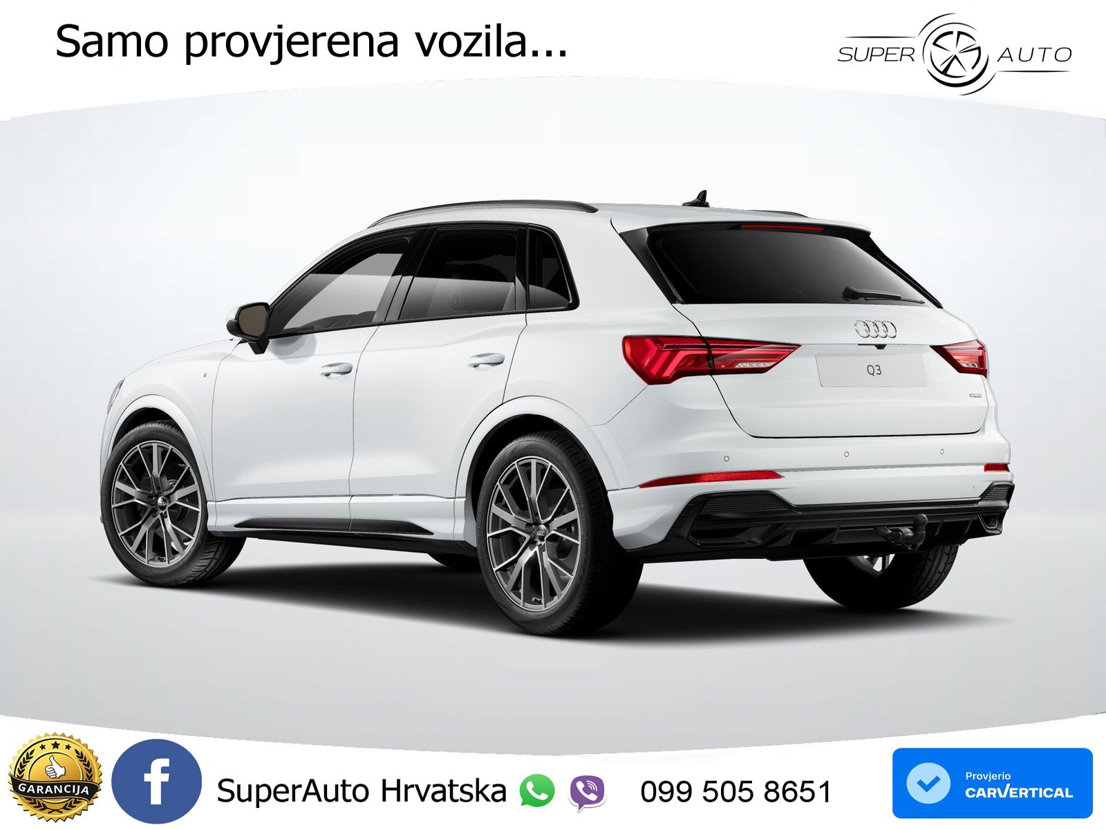 Audi Q3 40 TFSI (190 KS) quattro S tronic S line LED+GR SJED+ACC