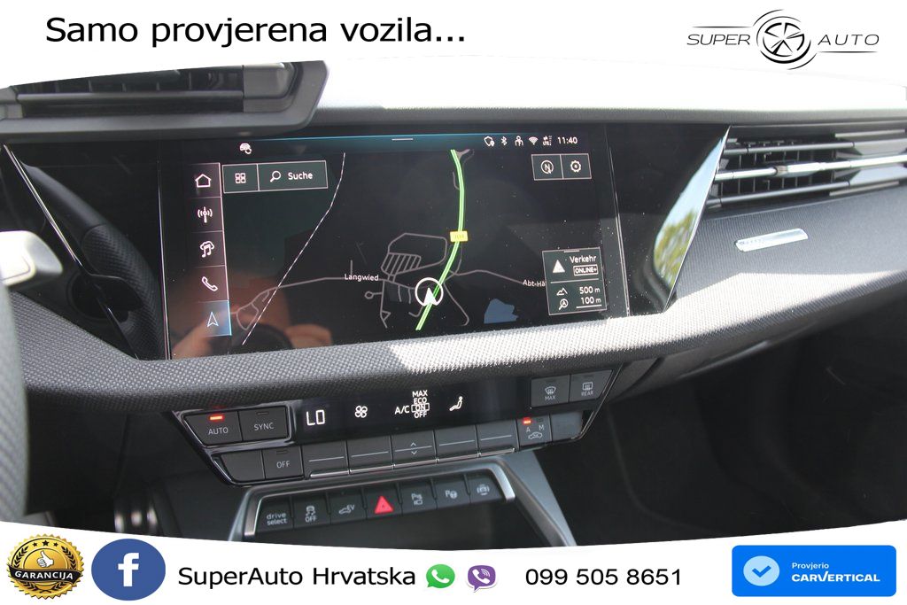 Audi A3 40 TFSIe (204 KS) S tronic S line LED+ACC