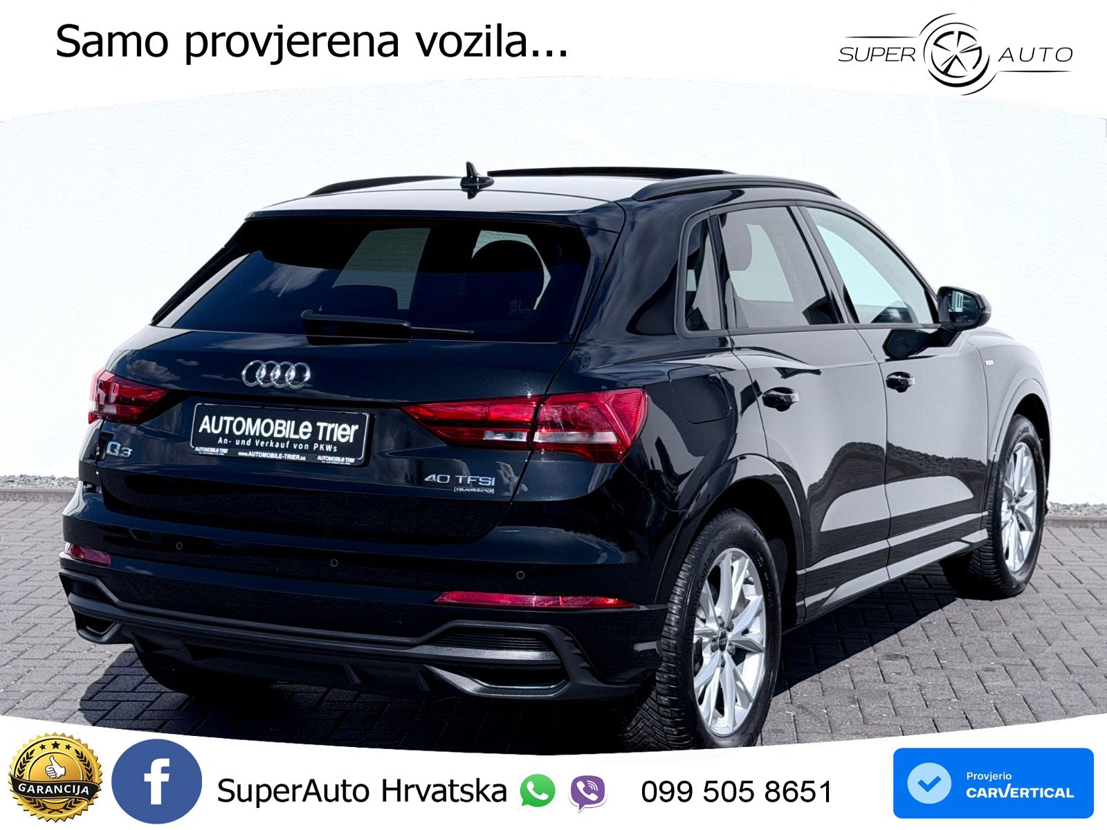 Audi Q3 40 TFSI (190 KS) quattro S tronic S line