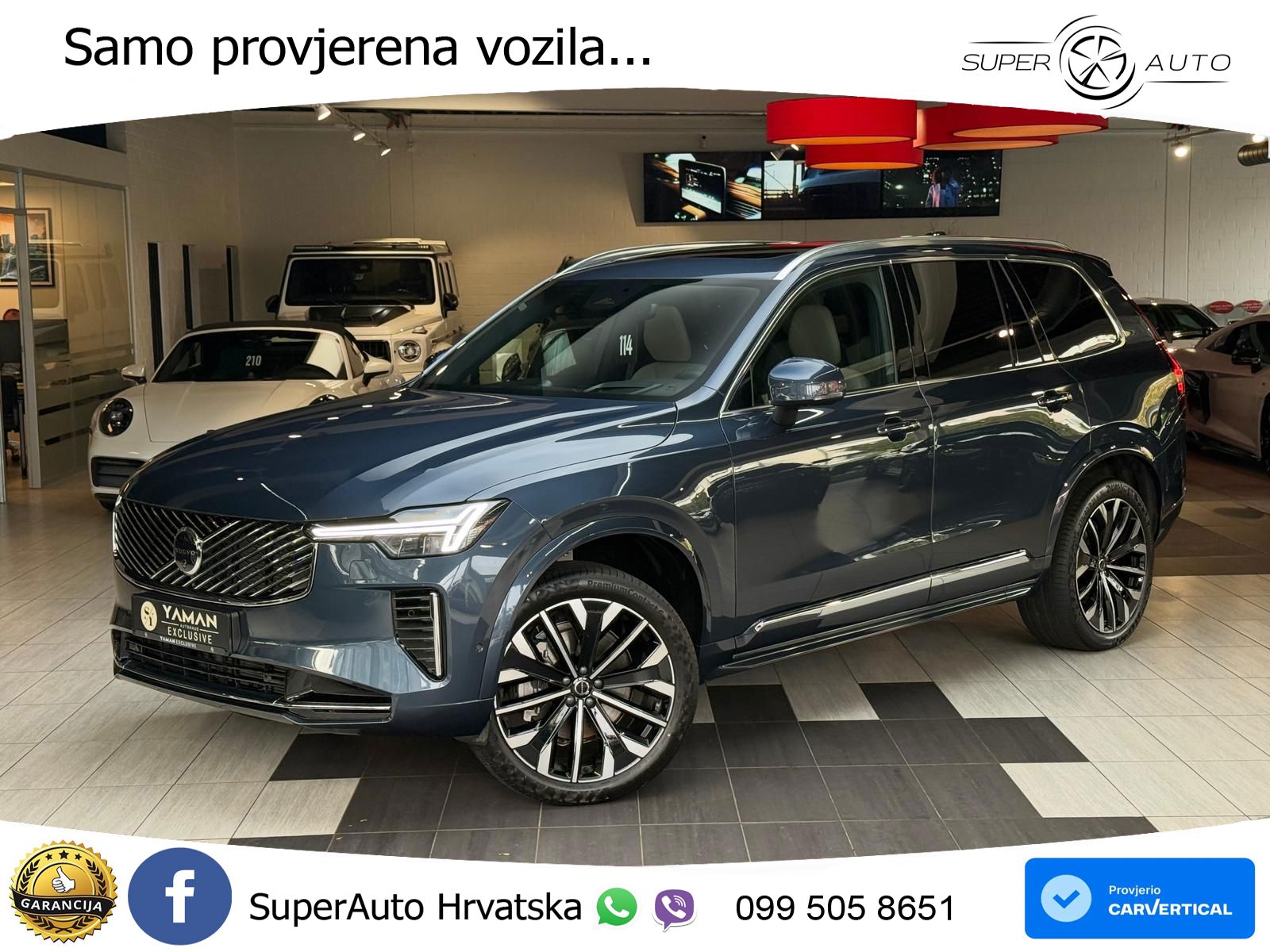 Volvo XC90 2.0 B5 AWD Automatic ACC+HEAD+4xGR SJED+360+PANO