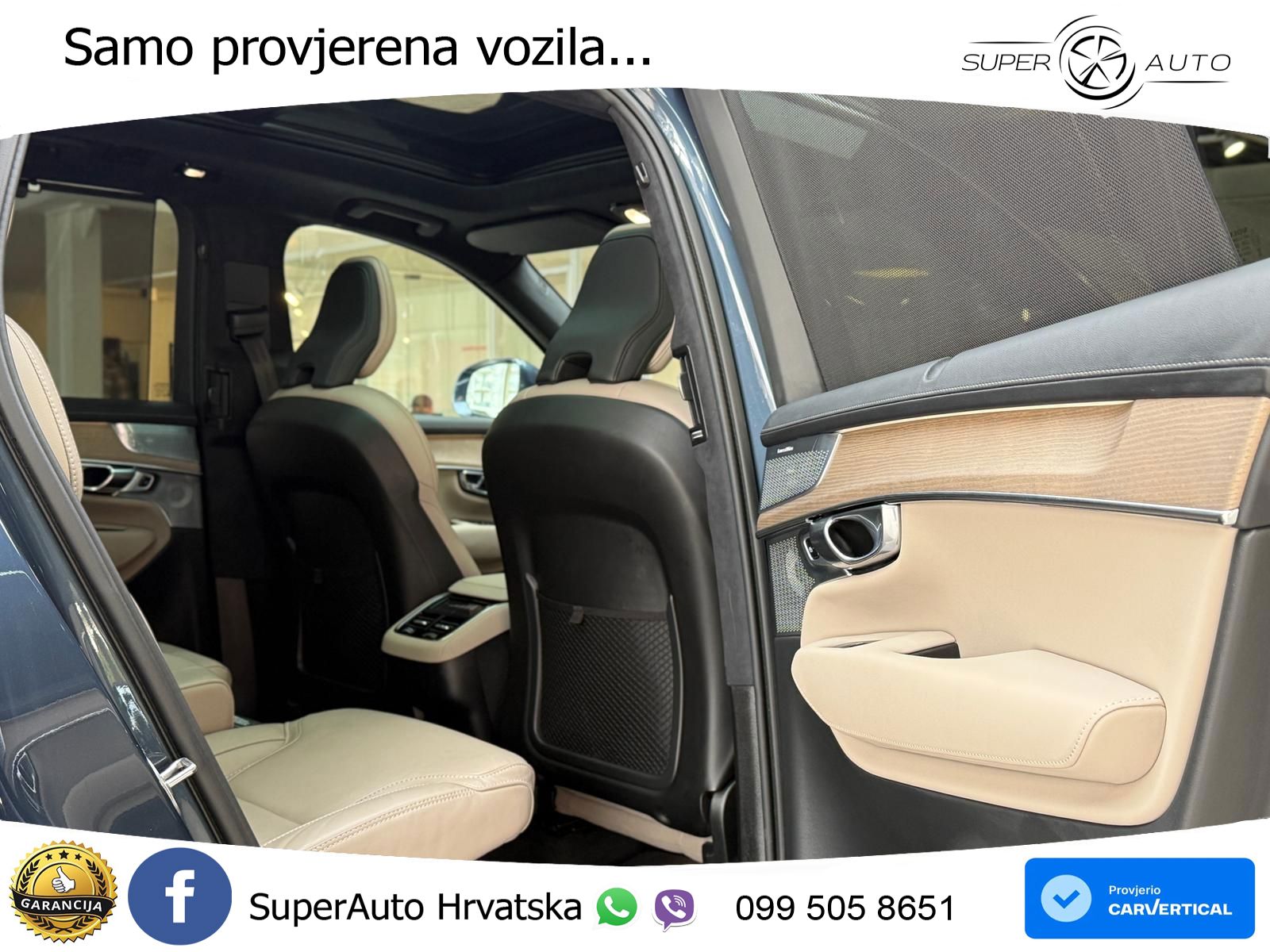 Volvo XC90 2.0 B5 AWD Automatic ACC+HEAD+4xGR SJED+360+PANO