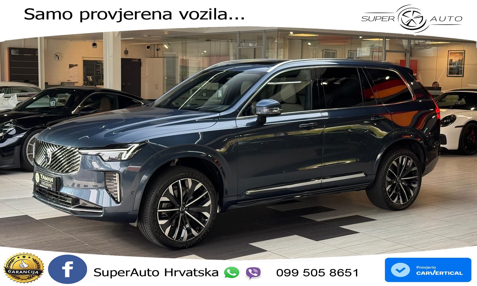 Volvo XC90 2.0 B5 AWD Automatic ACC+HEAD+4xGR SJED+360+PANO