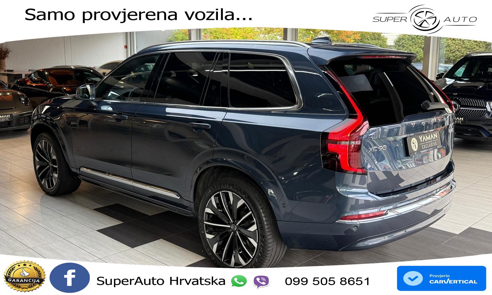 Volvo XC90 2.0 B5 AWD Automatic ACC+HEAD+4xGR SJED+360+PANO