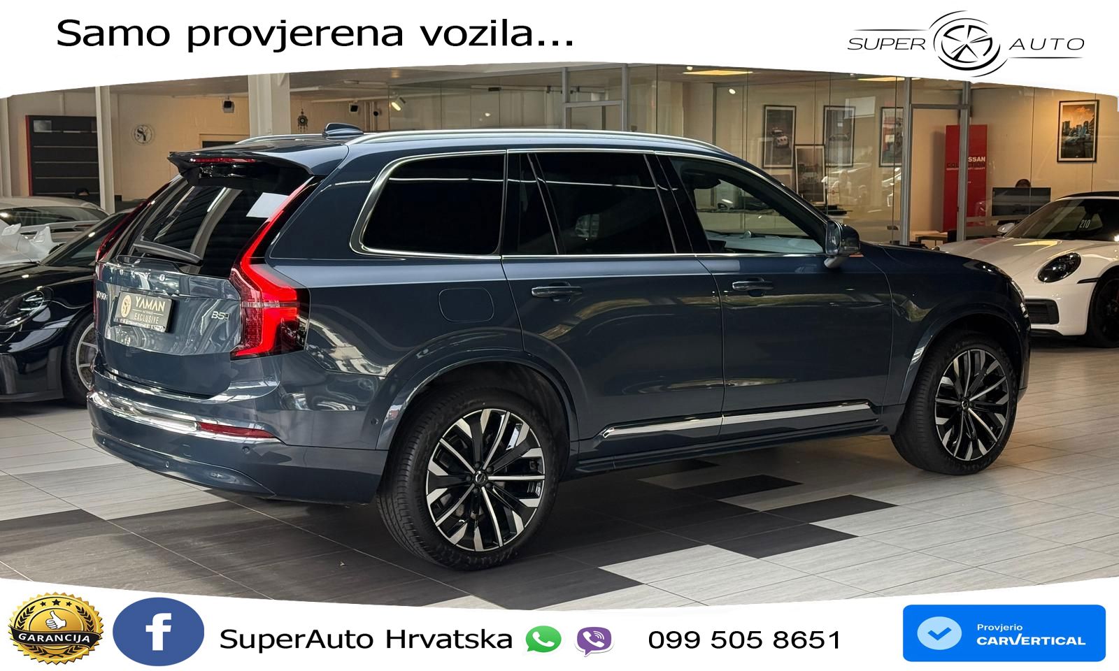 Volvo XC90 2.0 B5 AWD Automatic ACC+HEAD+4xGR SJED+360+PANO