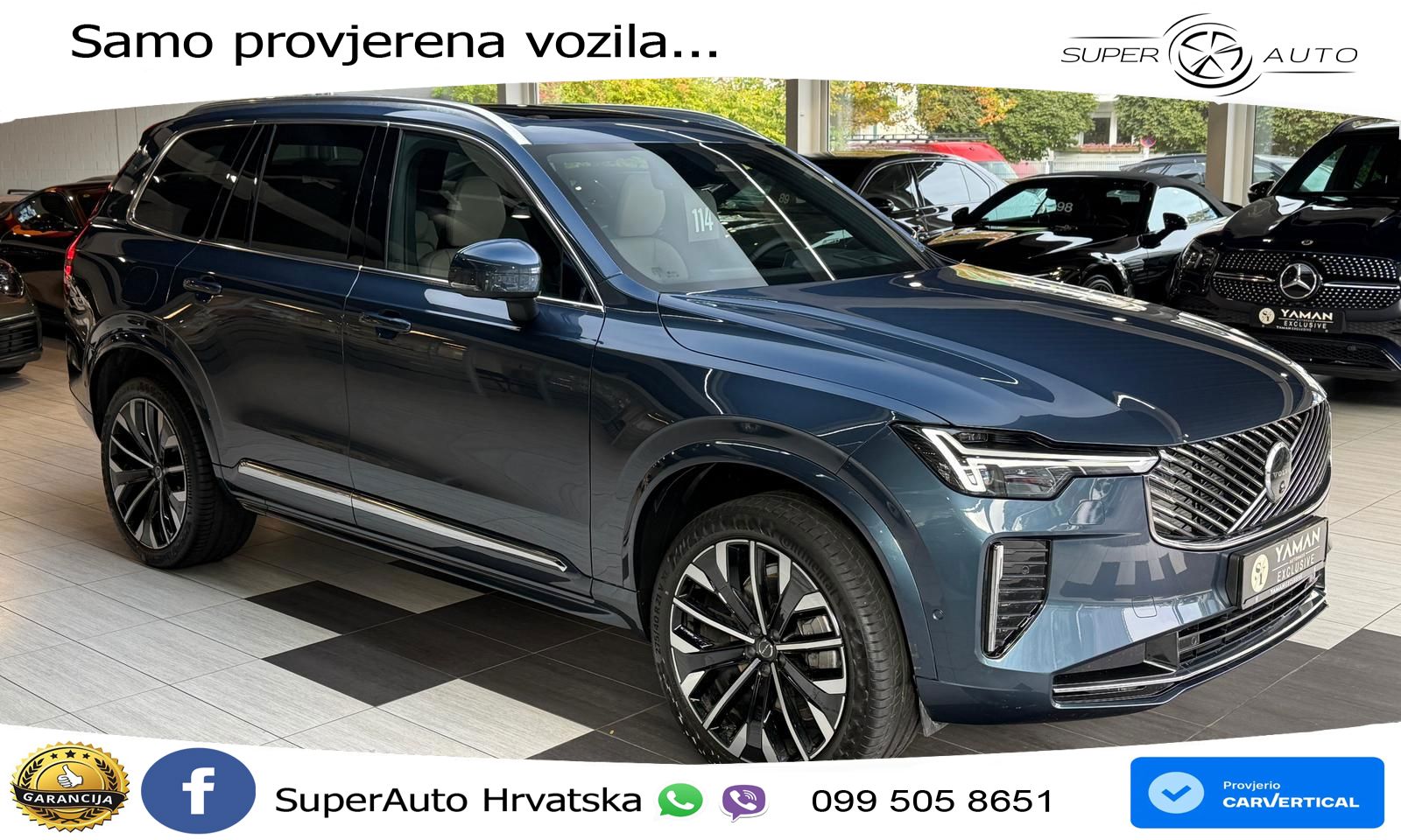 Volvo XC90 2.0 B5 AWD Automatic ACC+HEAD+4xGR SJED+360+PANO