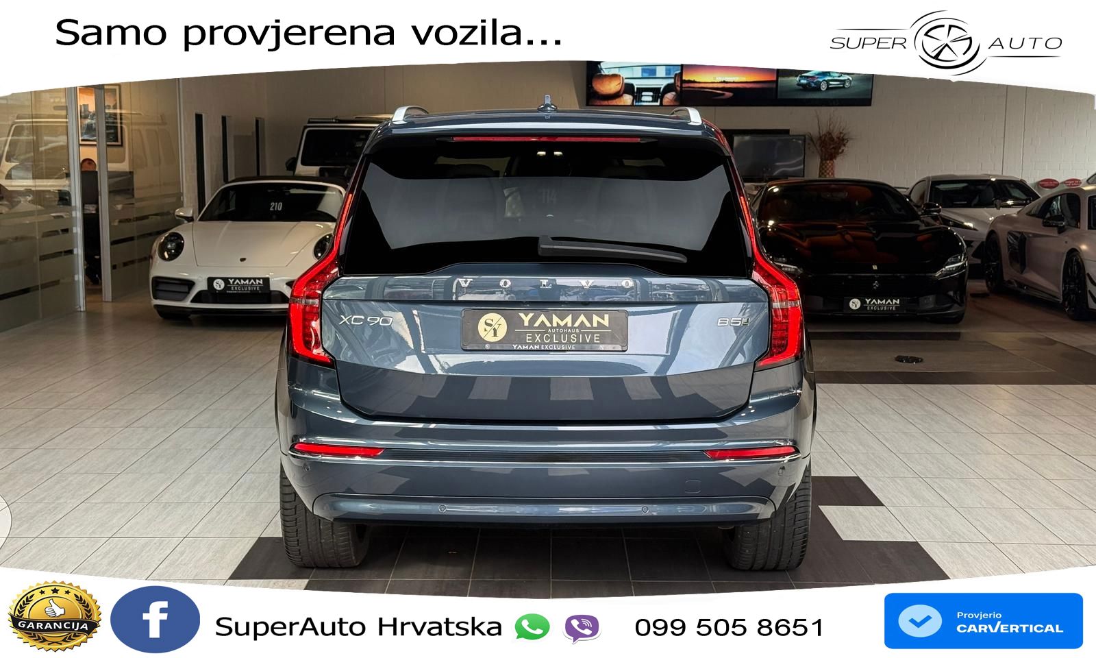 Volvo XC90 2.0 B5 AWD Automatic ACC+HEAD+4xGR SJED+360+PANO