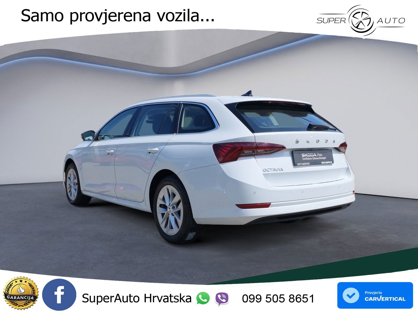 Škoda Octavia Combi 2.0 TDI (150 KS) DSG LED+GR SJED+ACC