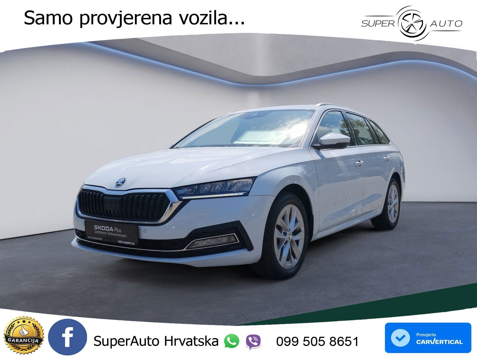 Škoda Octavia Combi 2.0 TDI (150 KS) DSG LED+GR SJED+ACC