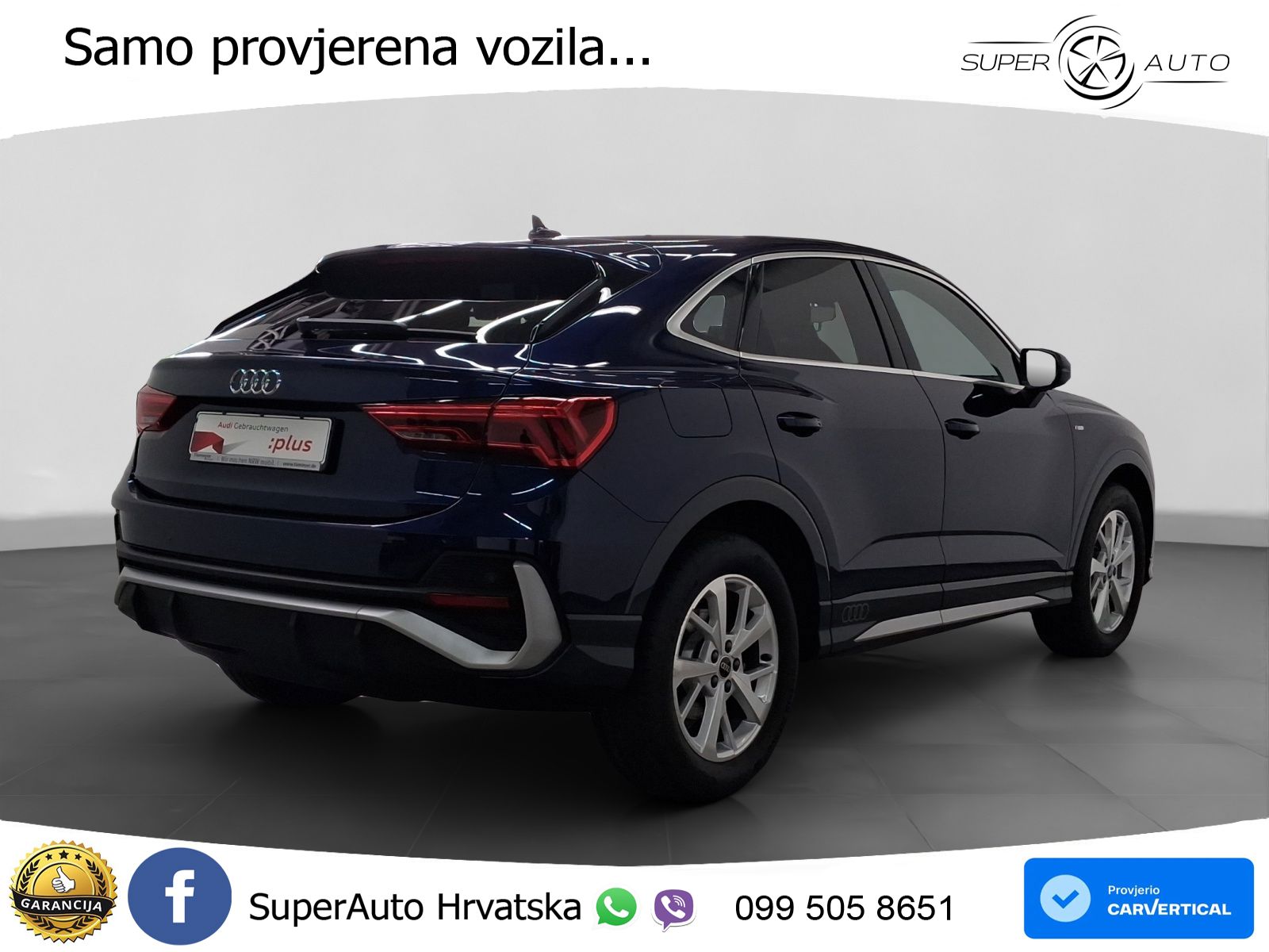 Audi Q3 II Sportback 35 TFSI (150 KS) S tronic 2x S line LED+GR SJED+ACC