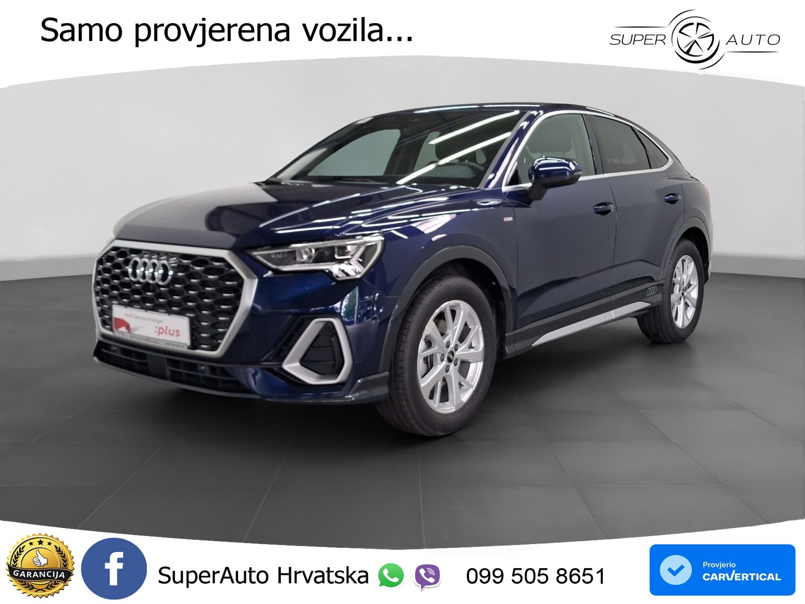 Audi Q3 II Sportback 35 TFSI (150 KS) S tronic 2x S line LED+GR SJED+ACC