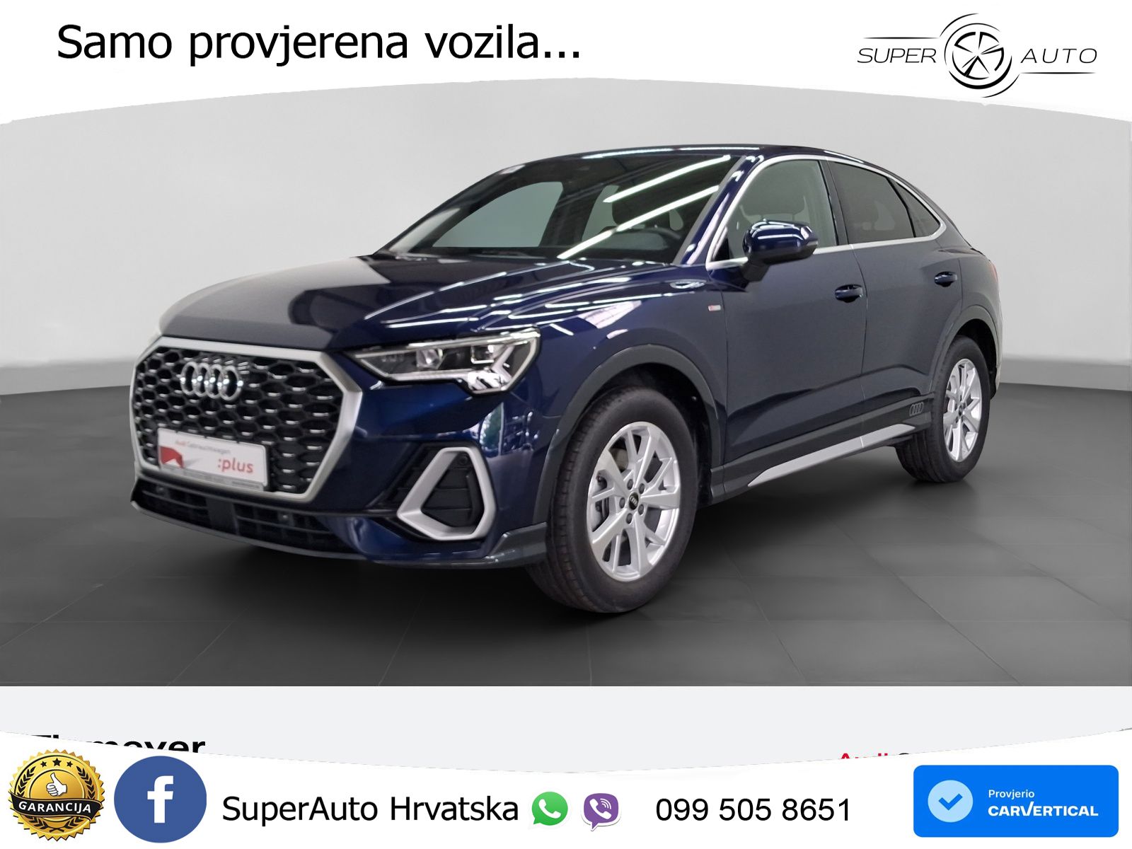 Audi Q3 II Sportback 35 TFSI (150 KS) S tronic 2x S line LED+GR SJED+ACC