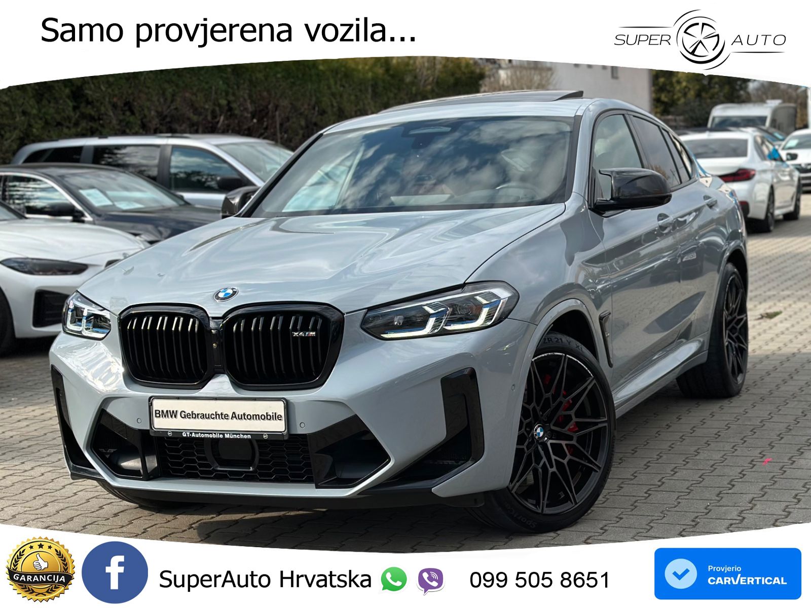 BMW X4 M Competition 3.0 (510 KS) xDrive Steptronic ACC+HEAD+4xGR SJED+360+PANO