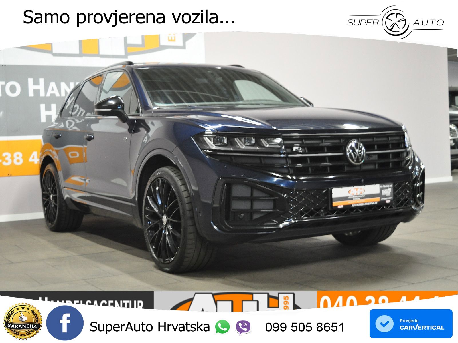 Volkswagen Touareg 3.0 V6 TDI (286 KS) 4MOTION Tiptronic R-Line ZRAČNI+ACC+GR SJED+KAM+PANO