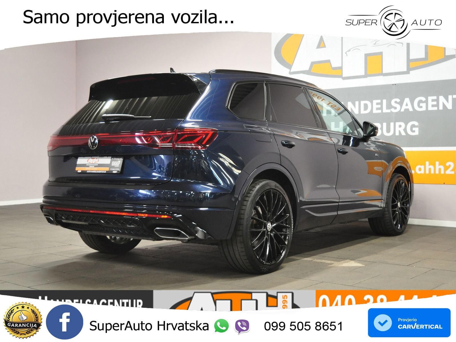 Volkswagen Touareg 3.0 V6 TDI (286 KS) 4MOTION Tiptronic R-Line ZRAČNI+ACC+GR SJED+KAM+PANO