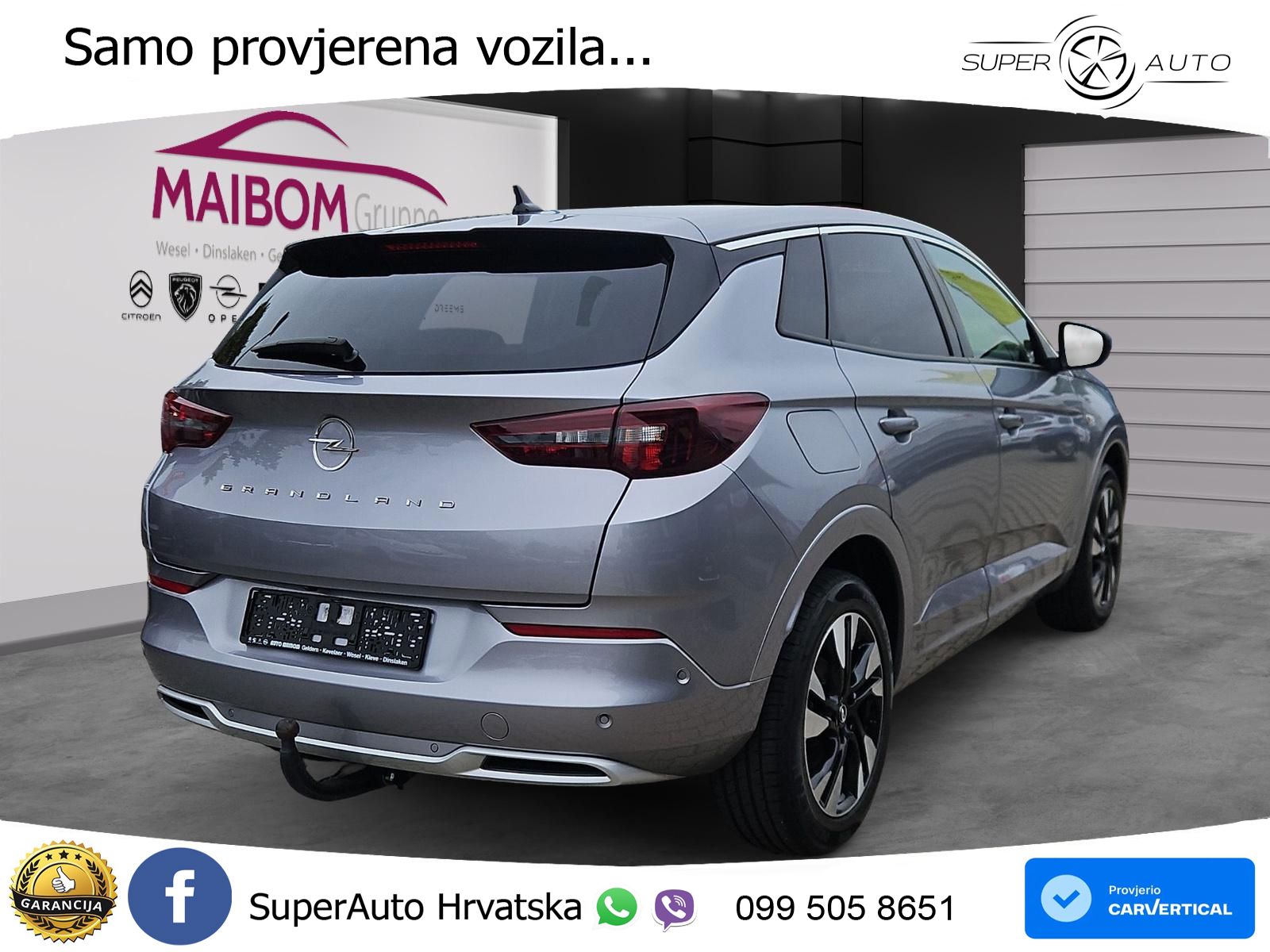Opel Grandland 1.2i Turbo (130 KS) Automatic Elegance LED+GR SJED+ACC