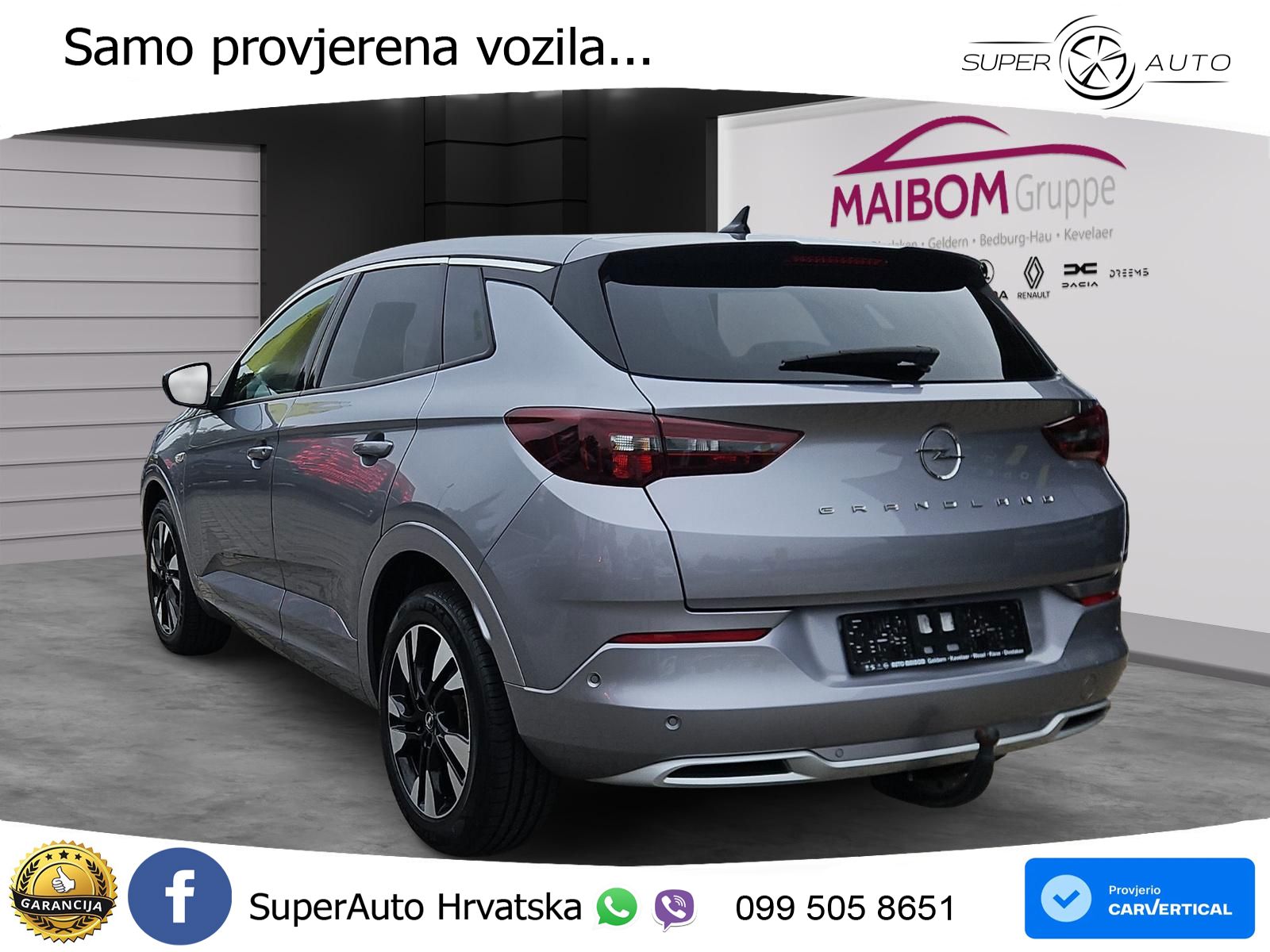 Opel Grandland 1.2i Turbo (130 KS) Automatic Elegance LED+GR SJED+ACC