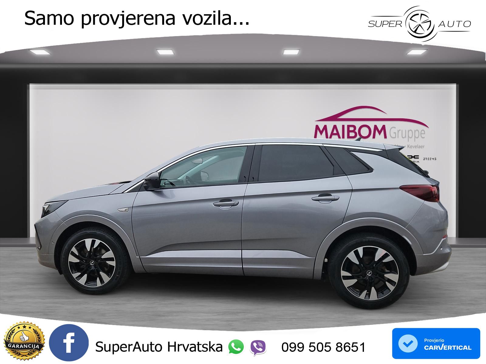 Opel Grandland 1.2i Turbo (130 KS) Automatic Elegance LED+GR SJED+ACC