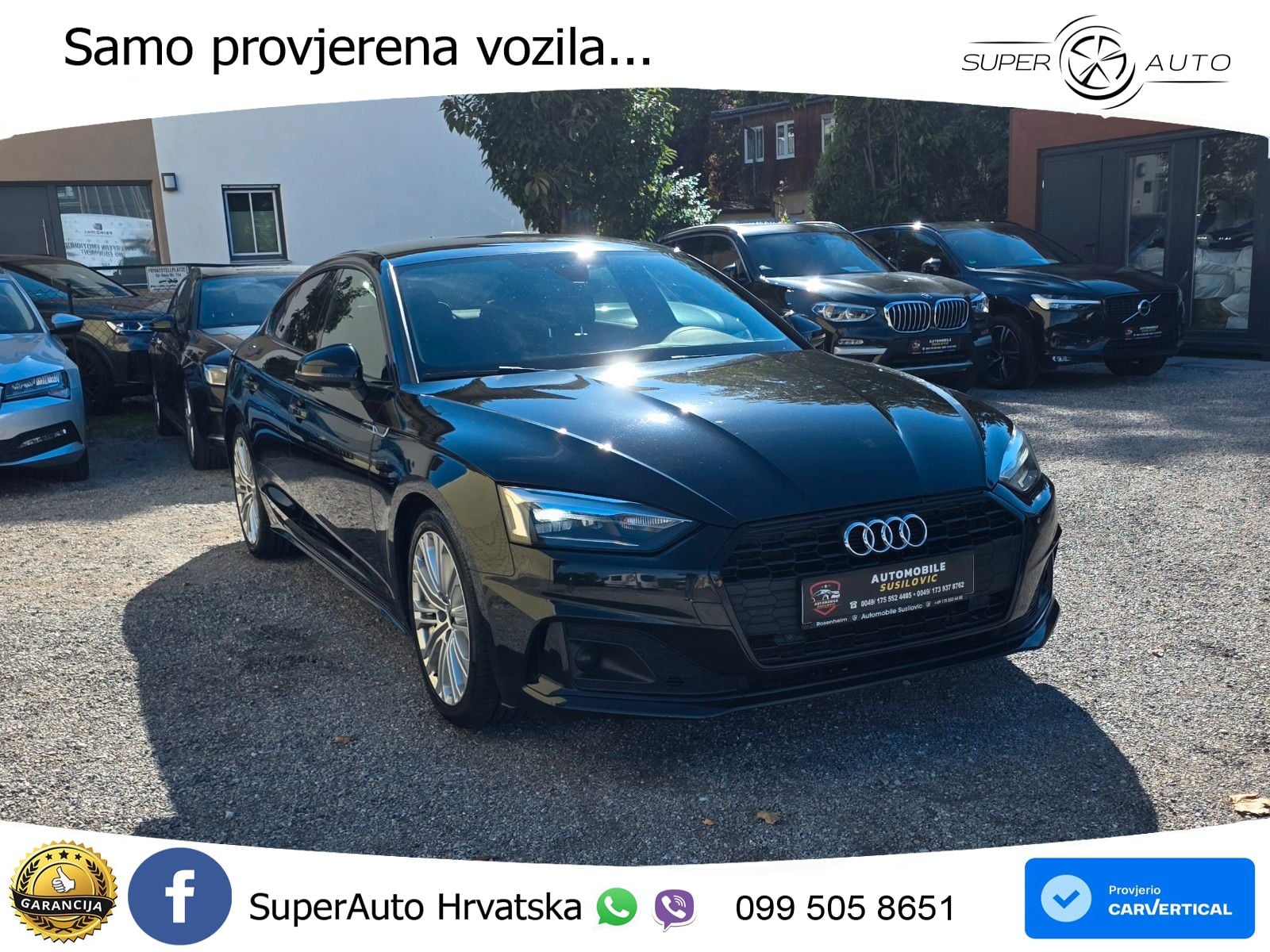 Audi A5 Sportback 40 TDI (204 KS) S tronic LED+GR SJED+ACC