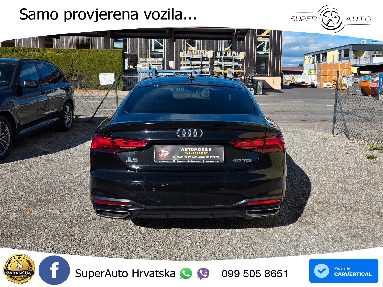 Audi A5 Sportback 40 TDI (204 KS) S tronic LED+GR SJED+ACC