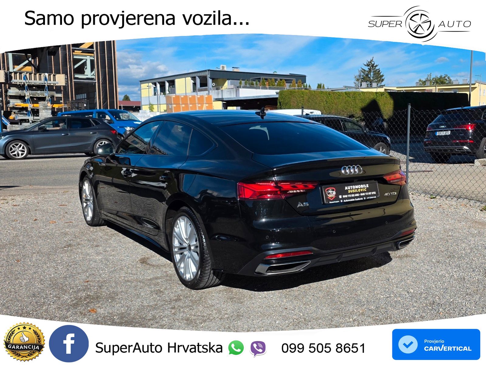 Audi A5 Sportback 40 TDI (204 KS) S tronic LED+GR SJED+ACC