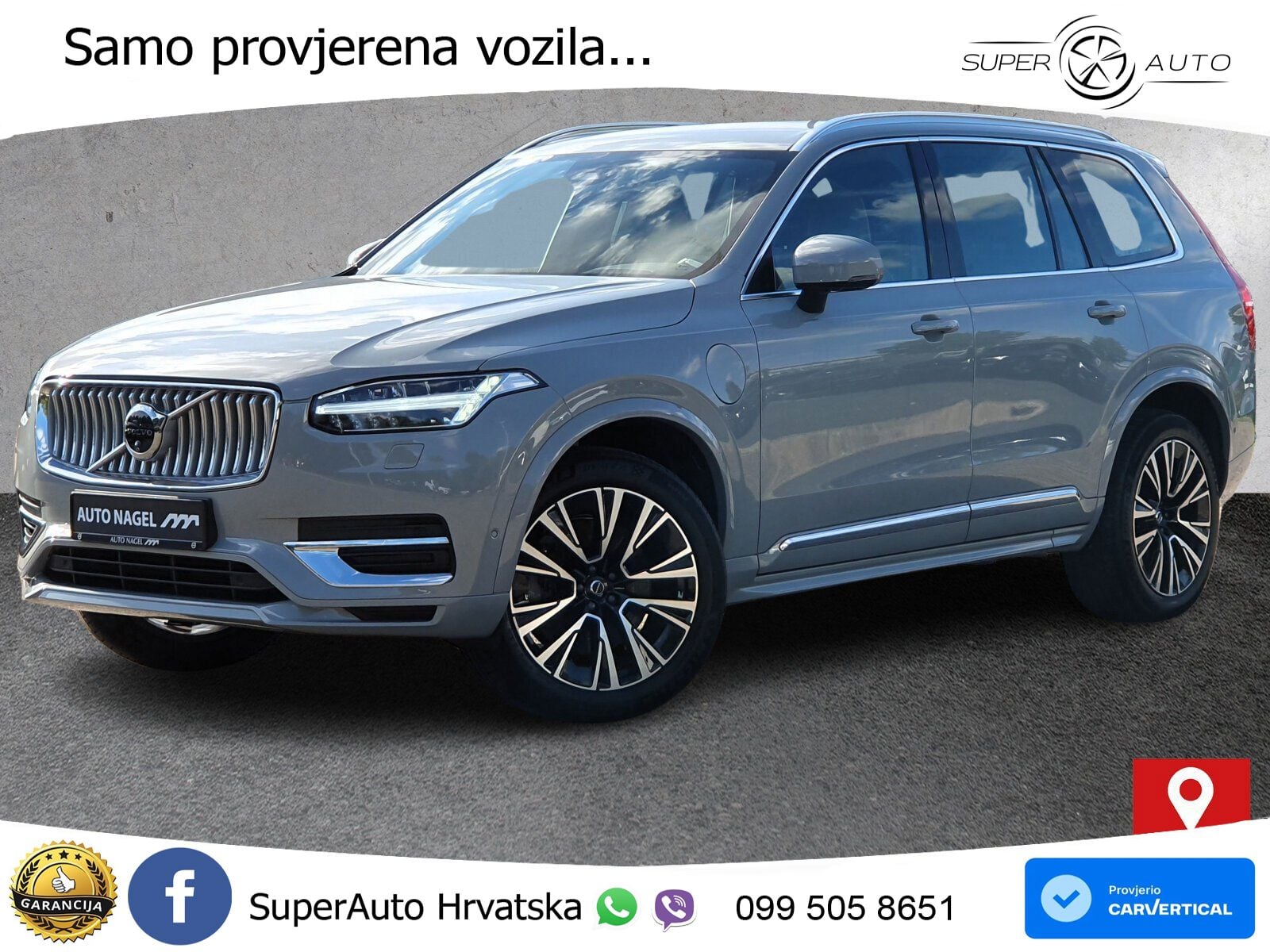 Volvo XC90 2.0 T8 AWD Automatic LED+GR SJED+ACC