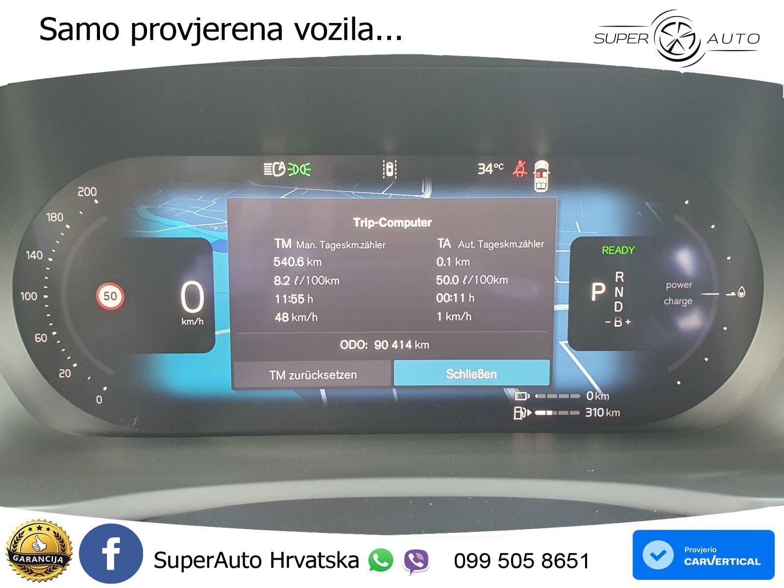 Volvo XC90 2.0 T8 AWD Automatic LED+GR SJED+ACC