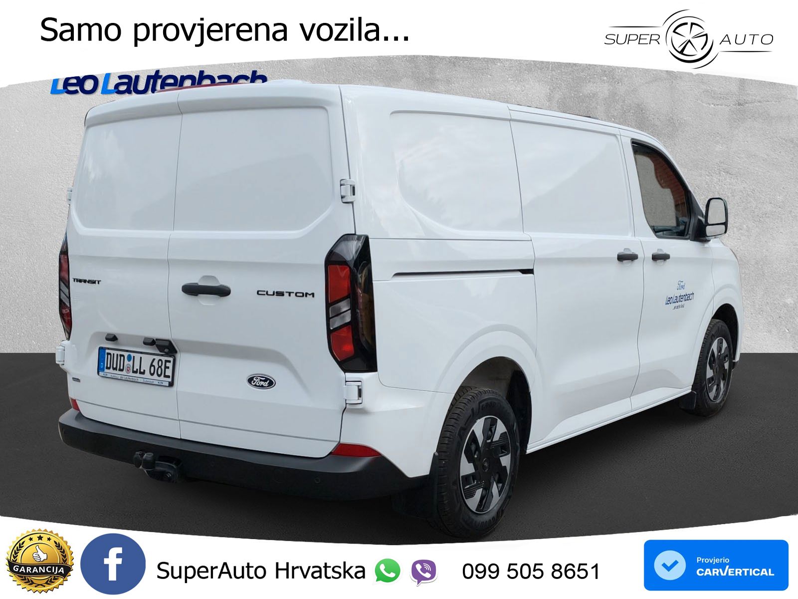 Ford Transit Custom Kasten 320 L1 Trend PHEV 232 KS