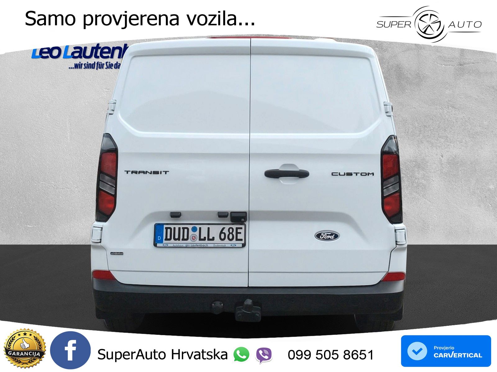 Ford Transit Custom Kasten 320 L1 Trend PHEV 232 KS