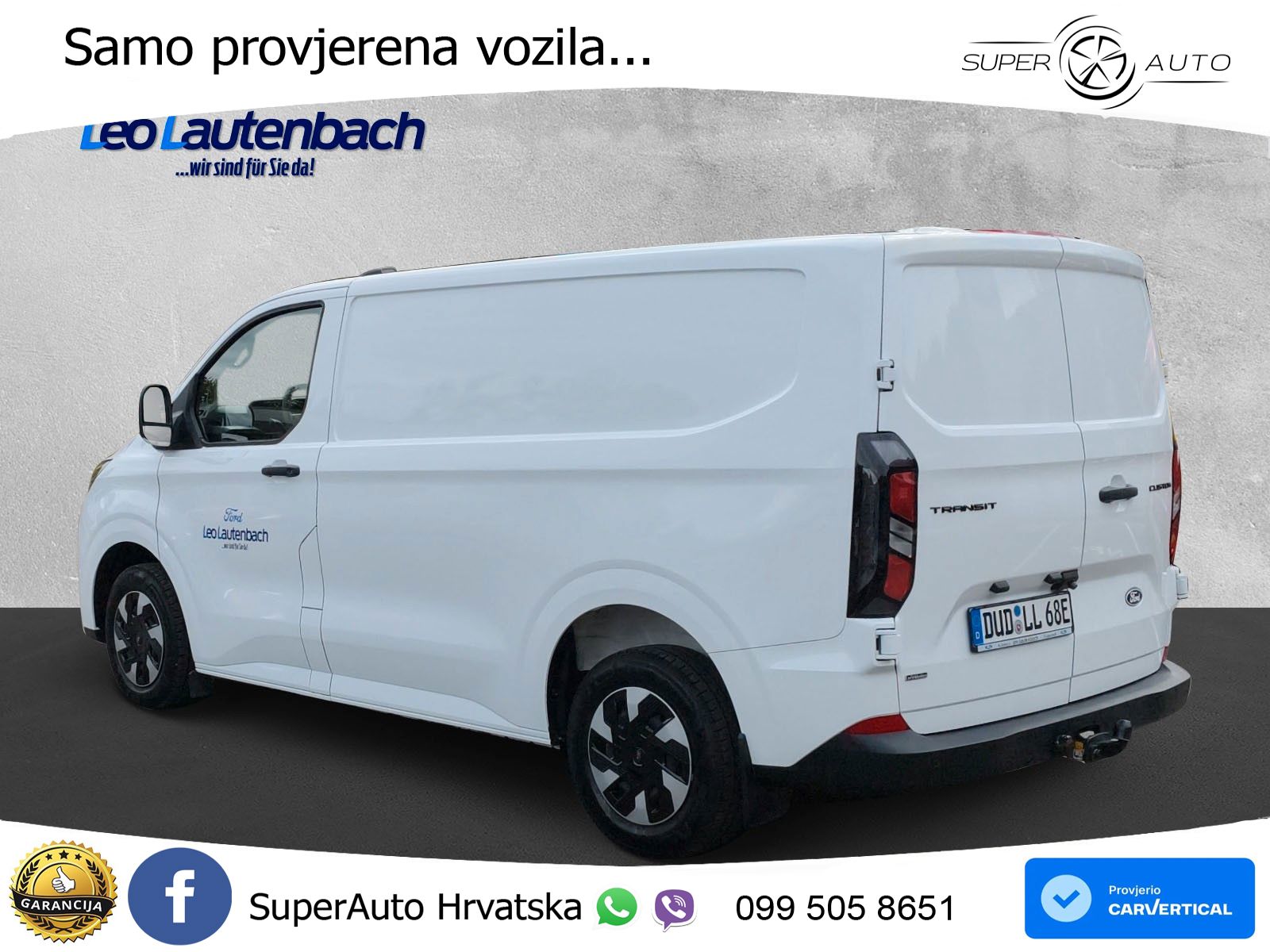 Ford Transit Custom Kasten 320 L1 Trend PHEV 232 KS