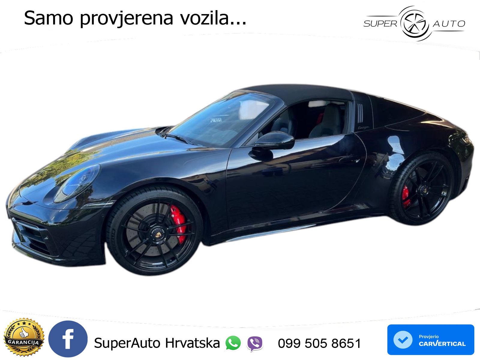 Porsche 911 Targa 4 GTS 3.0 (480 KS) PDK ZRAČNI+ACC+GR SJED+360