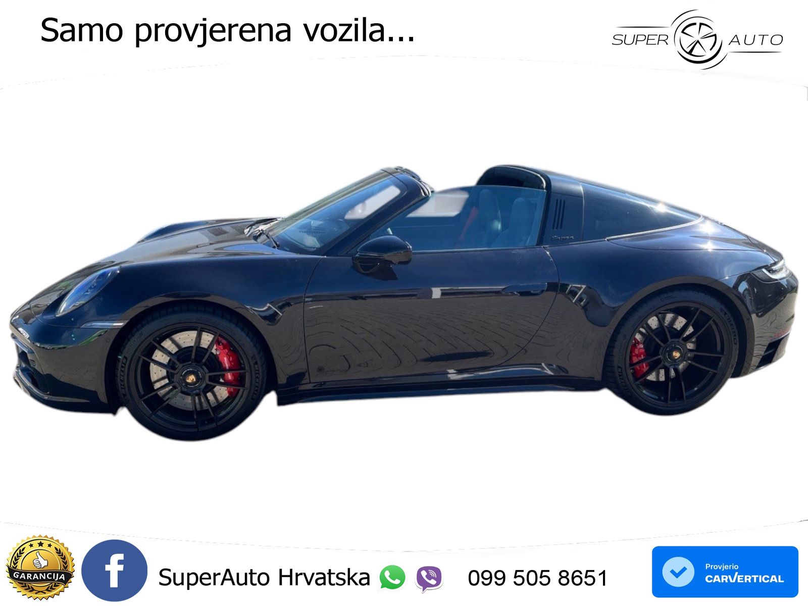 Porsche 911 Targa 4 GTS 3.0 (480 KS) PDK ZRAČNI+ACC+GR SJED+360