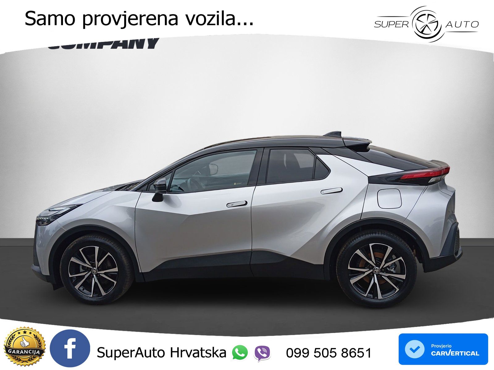 Toyota C-HR 1.8 (140 KS) Hybrid e-CVT Teamplayer LED+GR SJED+ACC