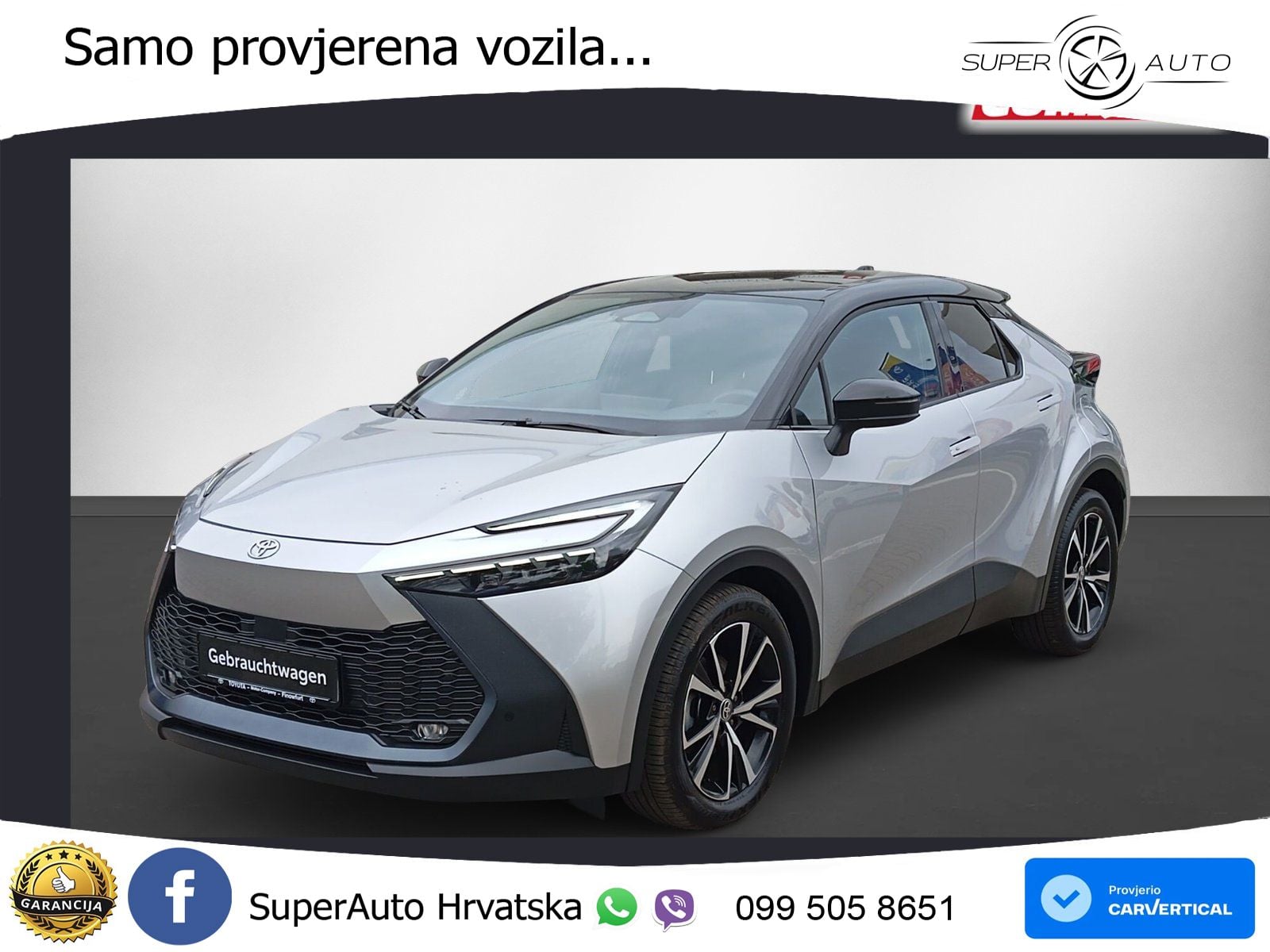 Toyota C-HR 1.8 (140 KS) Hybrid e-CVT Teamplayer LED+GR SJED+ACC